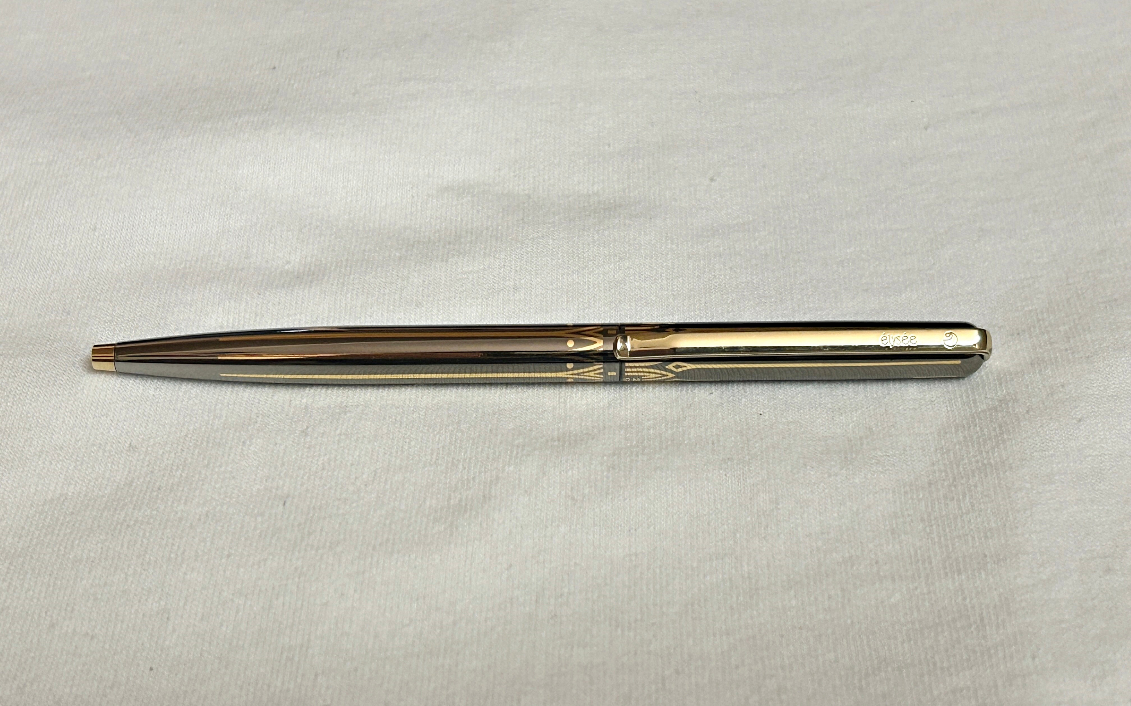 Elysee Arc Nouveau 24k Gold-Plated Clip Over Pen - photo 5