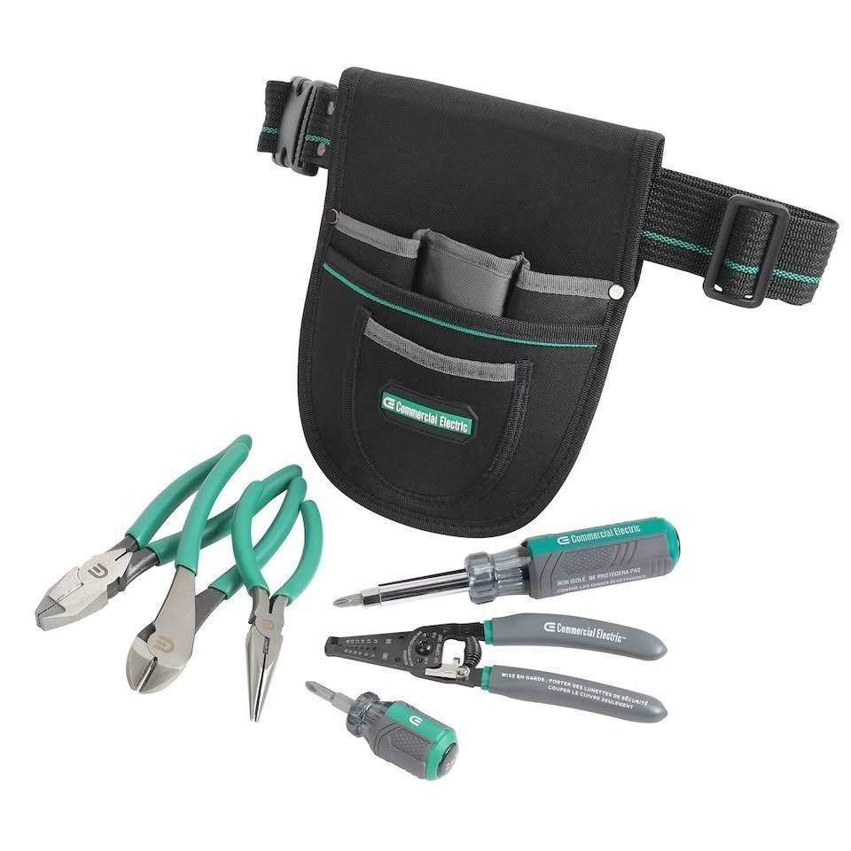 The Commercial Electric 7-Piece Electrician's Tool Set