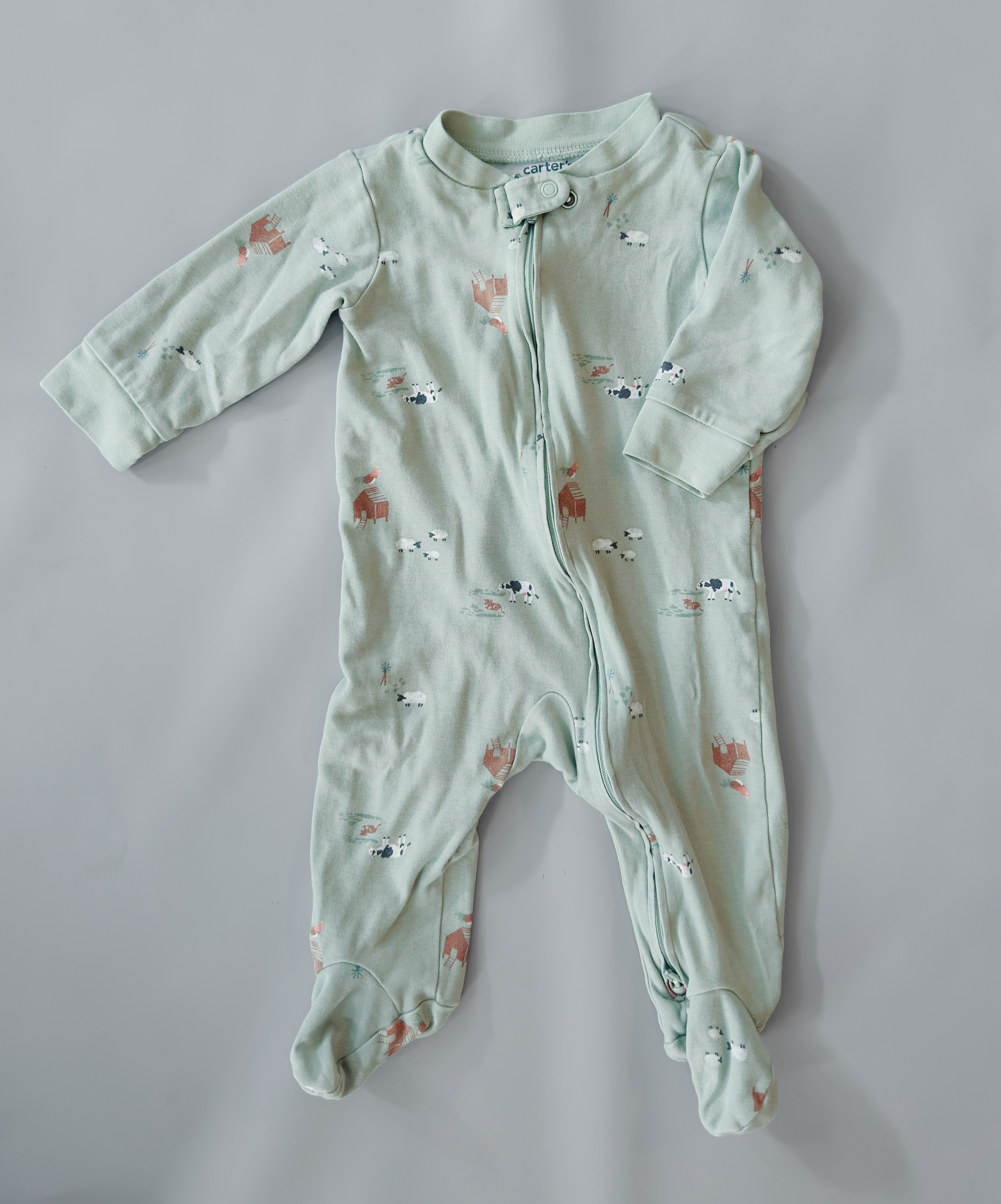 Baby Boy Sleepers Bundle - Carter's - 6-9 and 9-12 Months - photo 2