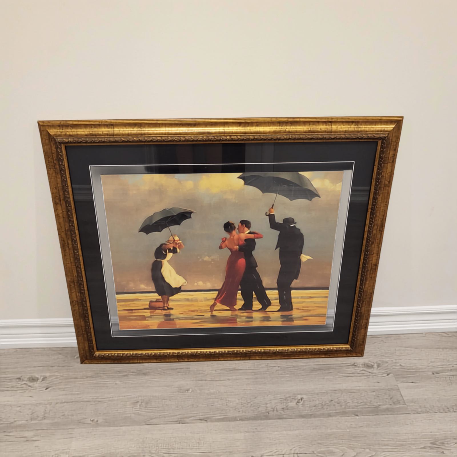 Jack Vettriano Framed Print - The Singing Butler - Like New! 🎨