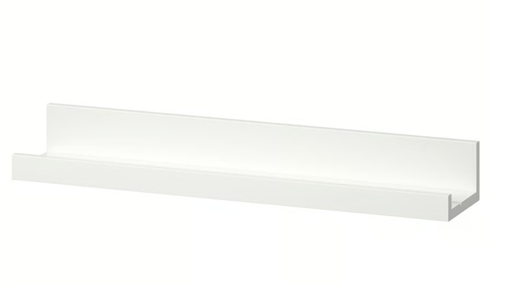IKEA MOSSLANDA Picture Ledge 55 cm White