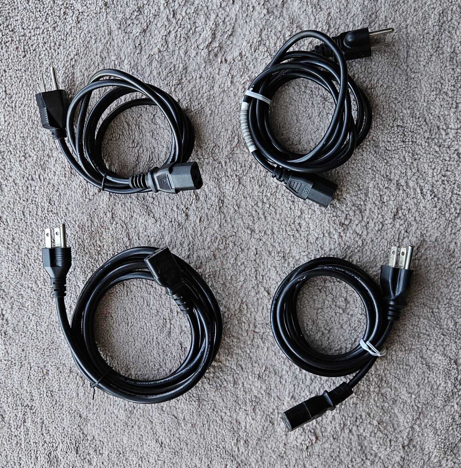 BRAND NEW COMPUTER POWER CABLE (4 QTY-$10 EACH)