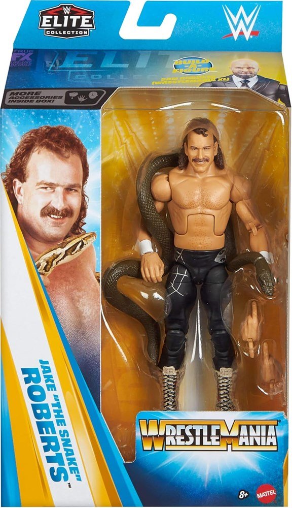 WWE Elite Jake “The Snake” Roberts WrestleMania Figure