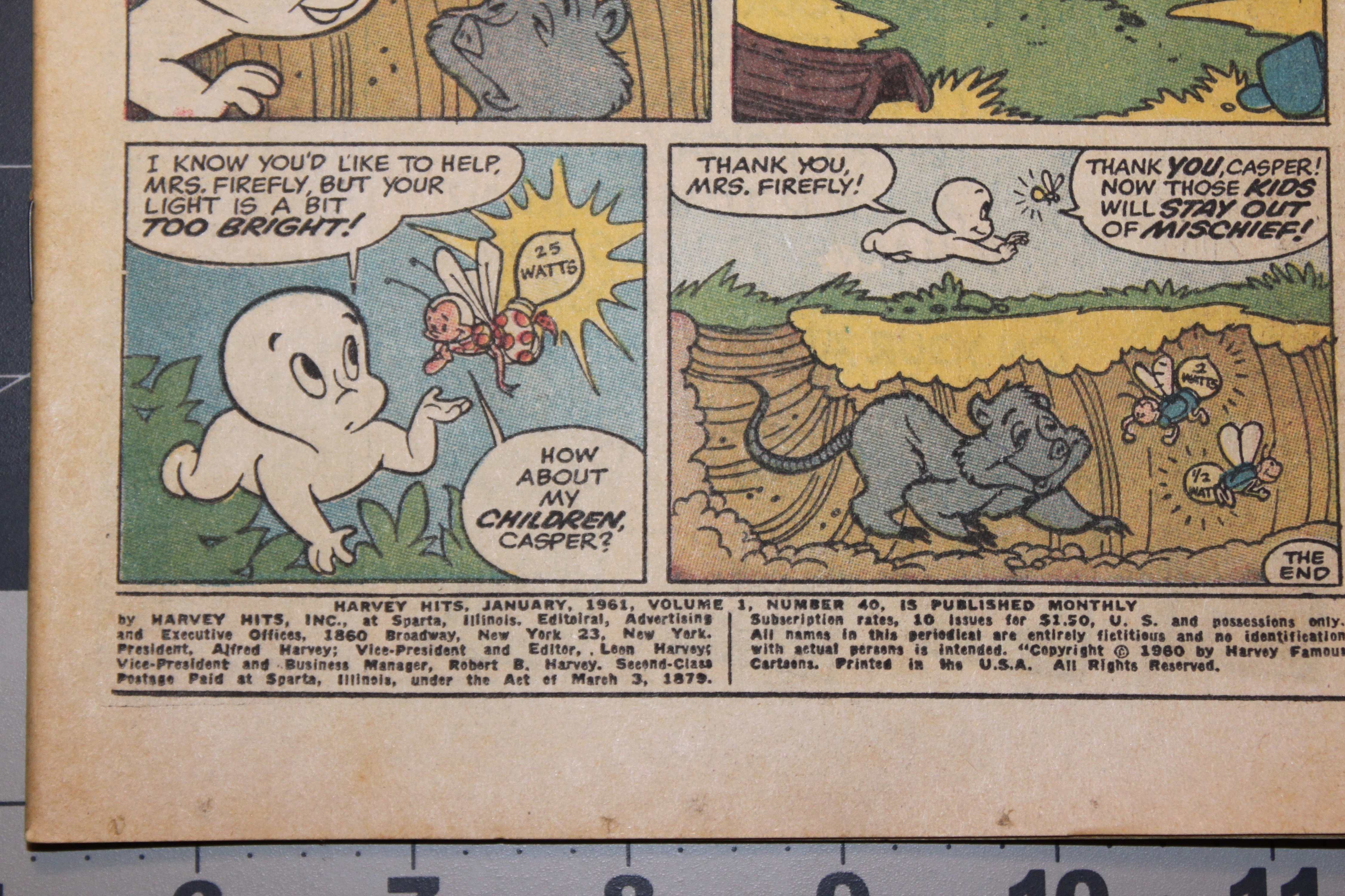 Harvey Hits #40 Harvey Comics January 1961 Comic Book - photo 2