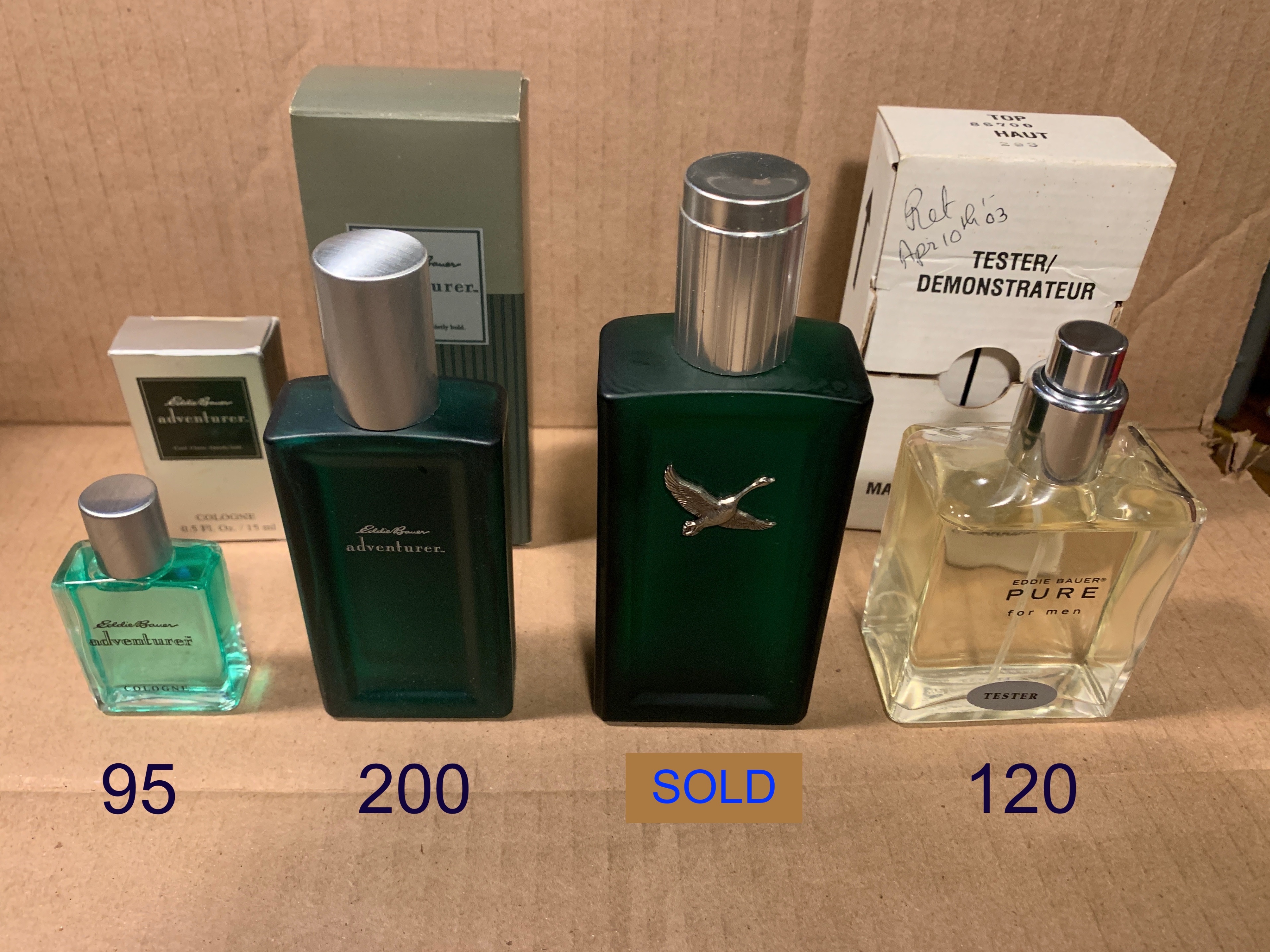Eddie Bauer Men’s Fragrances Cologne Aftershave – Rare / Vintage