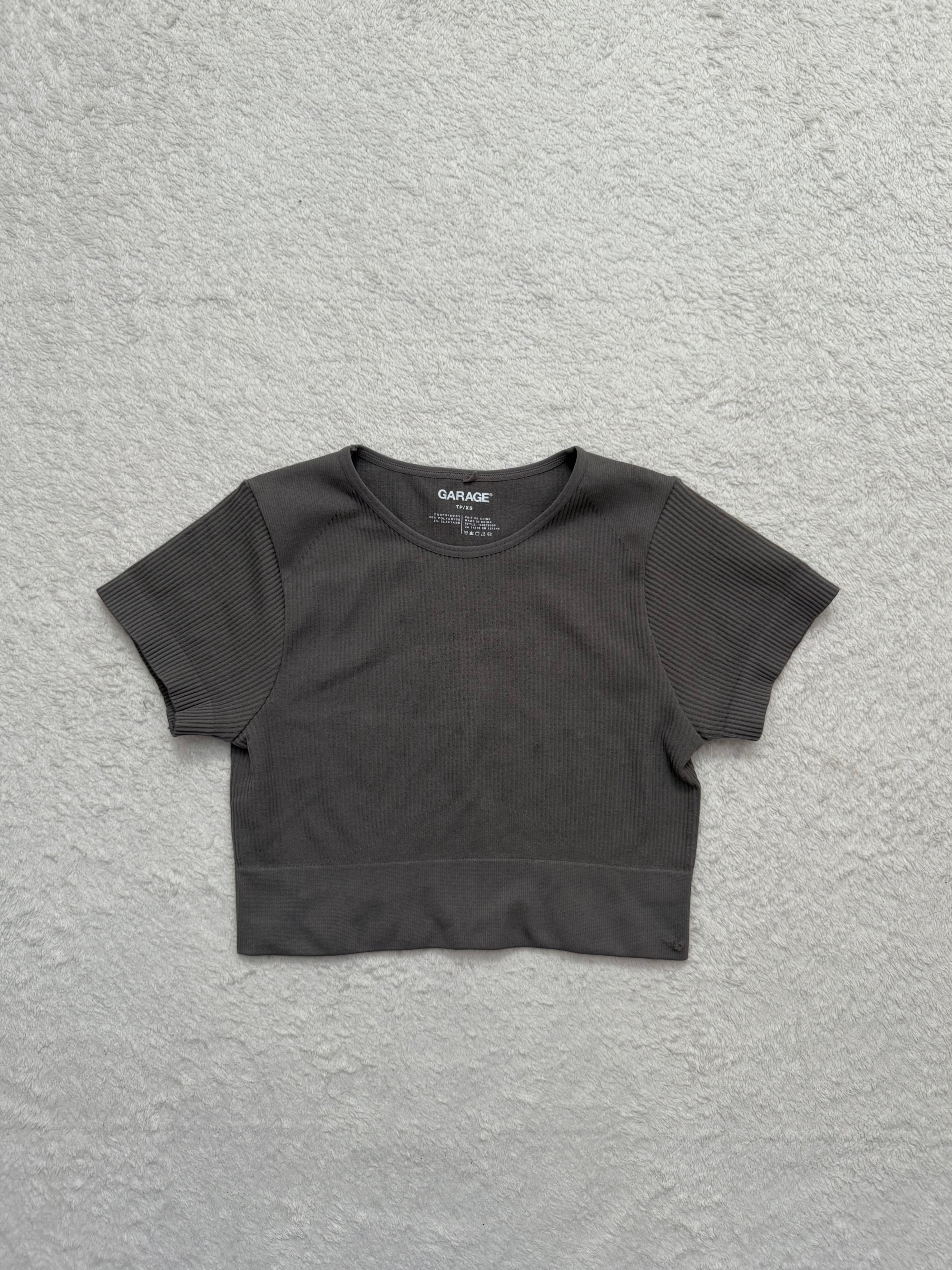 Garage Seamless Ribbed Crop Top