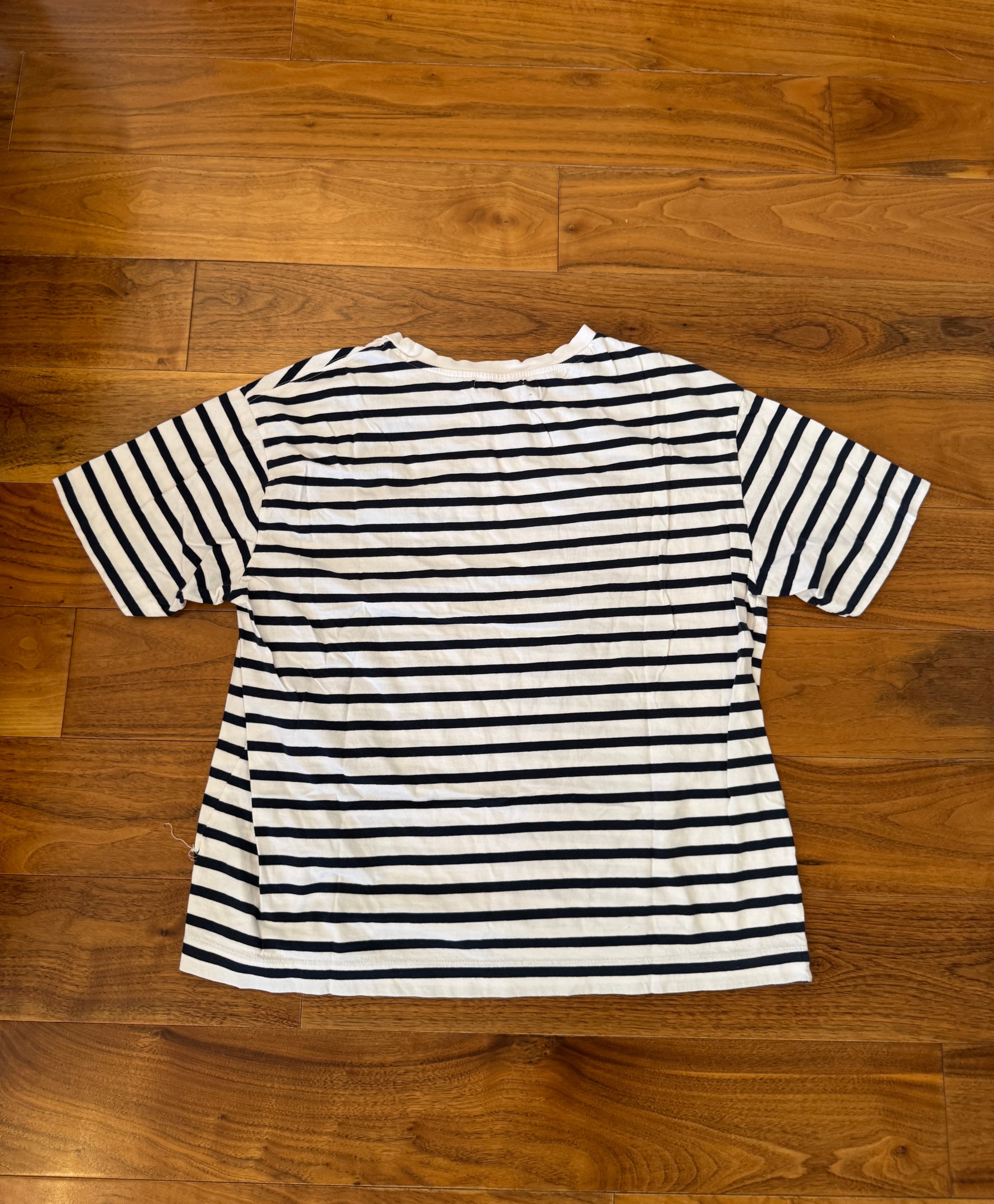 Black and White Striped T-Shirt - photo 2