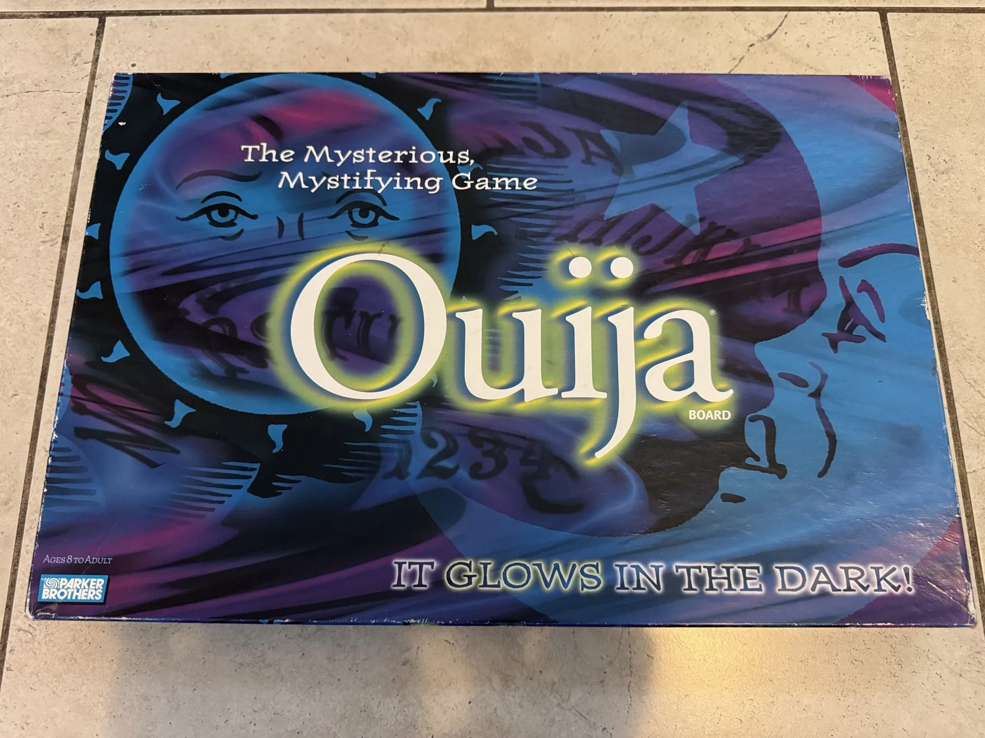 Vintage Glow In The Dark Ouija Board Mystifying Oracle