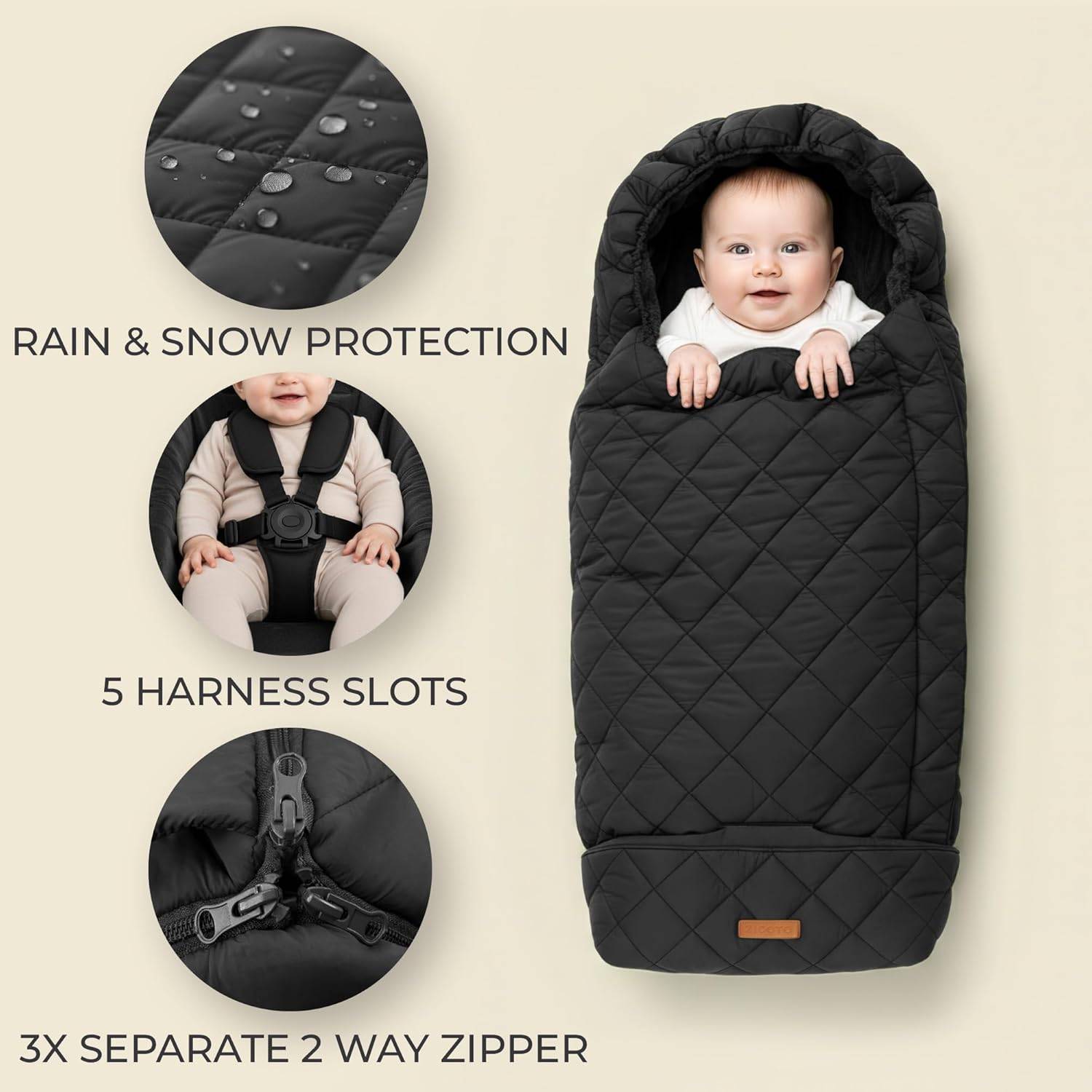 NEW~ Baby Winter Stroller Cover Bunting Bag - photo 3