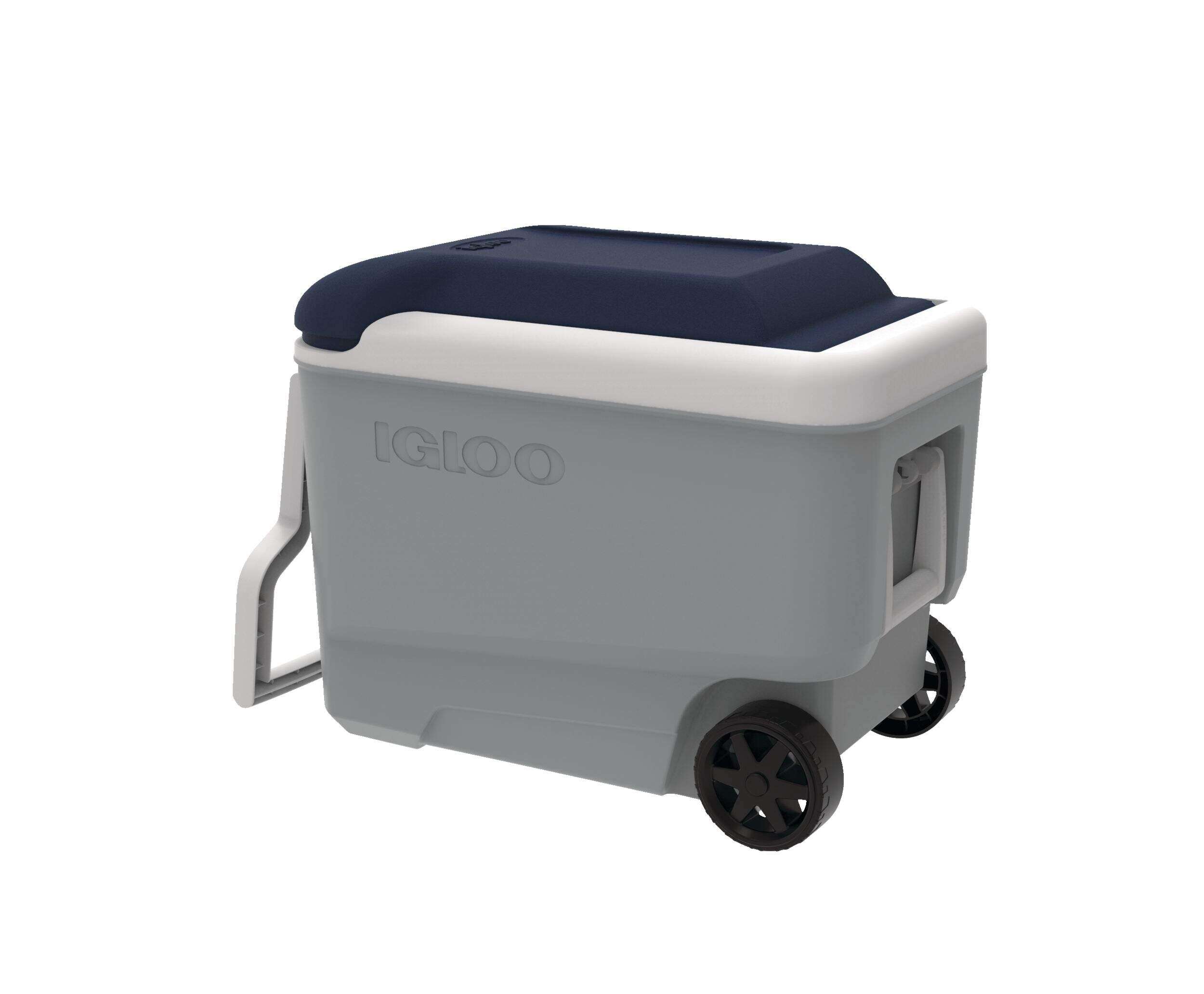 Rolling cooler box