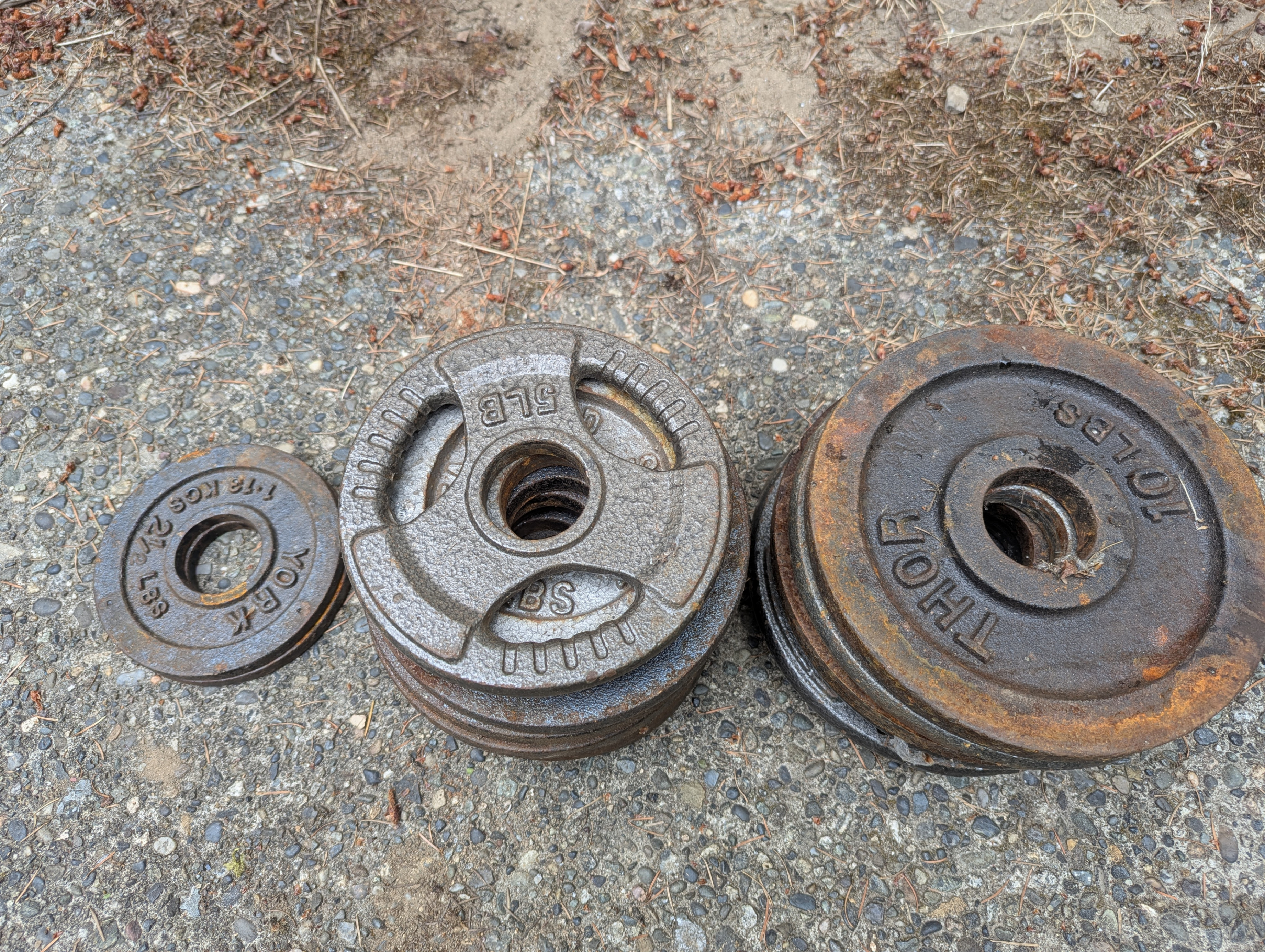 weight Olympic Plates $1/lbs ( C Ad 4 Prices)