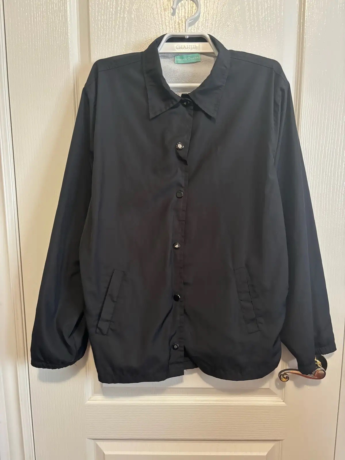Black Coach Jacket – Soft Lined