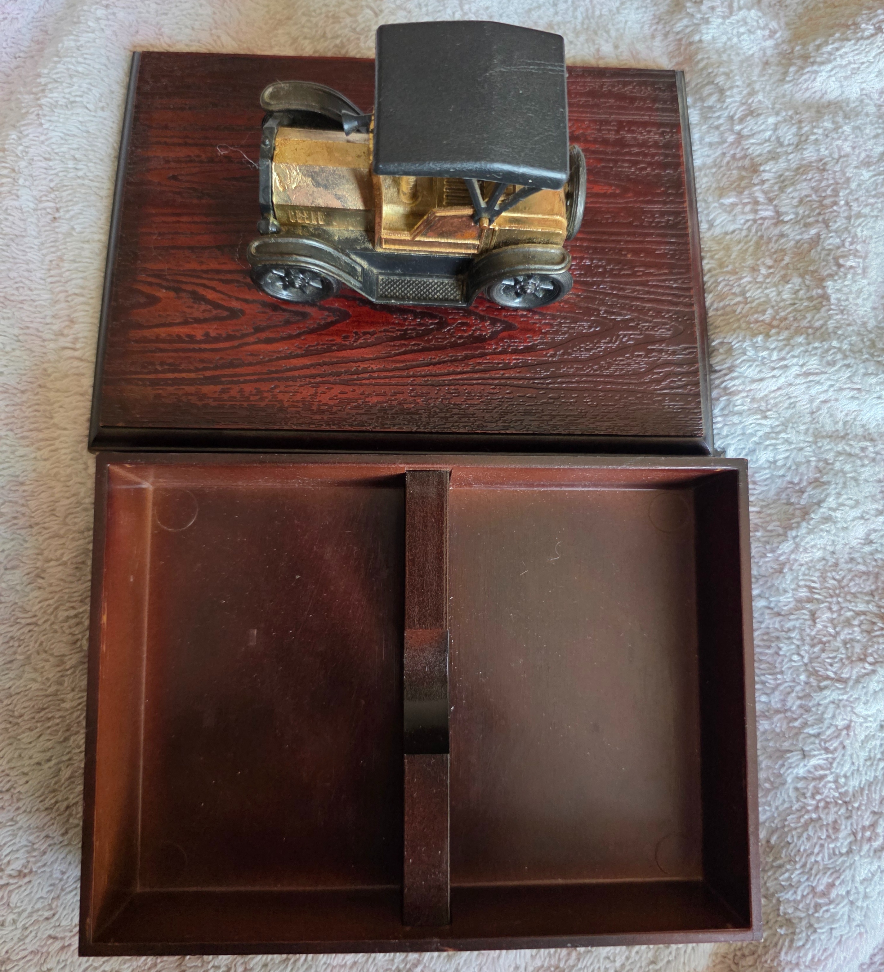 Vintage Car Holder with Playing Cards