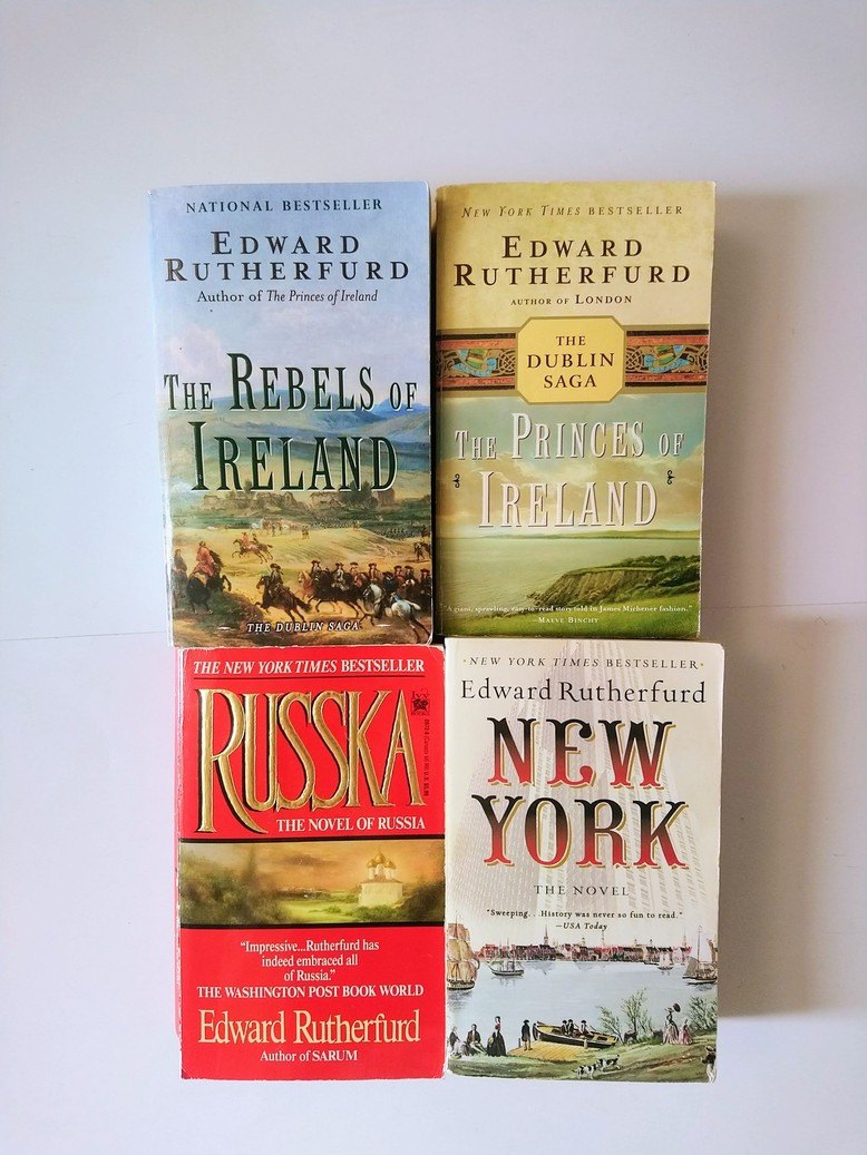 Edward Rutherfurd books!