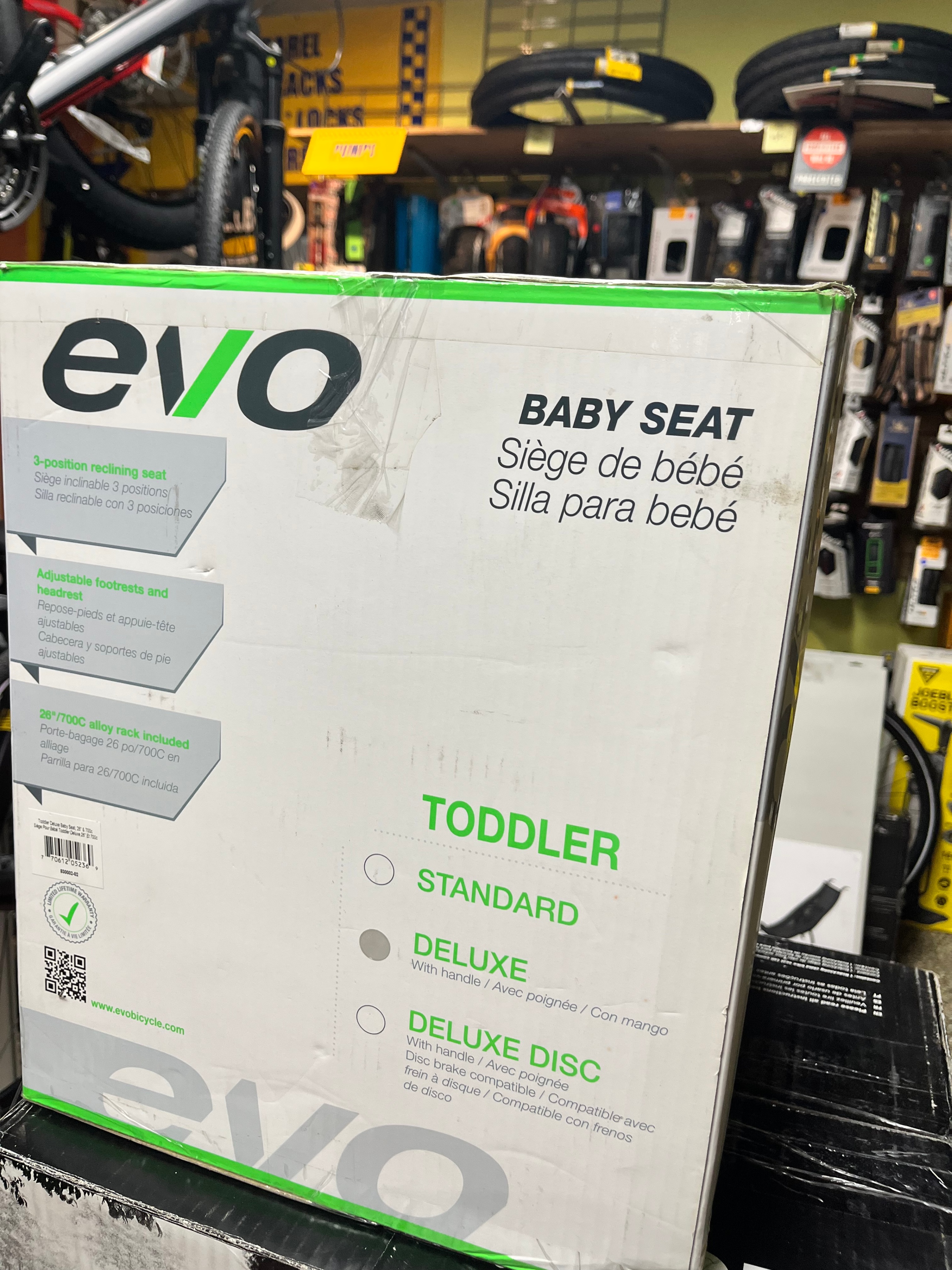 EVO Baby Seat Toddler Standard Deluxe