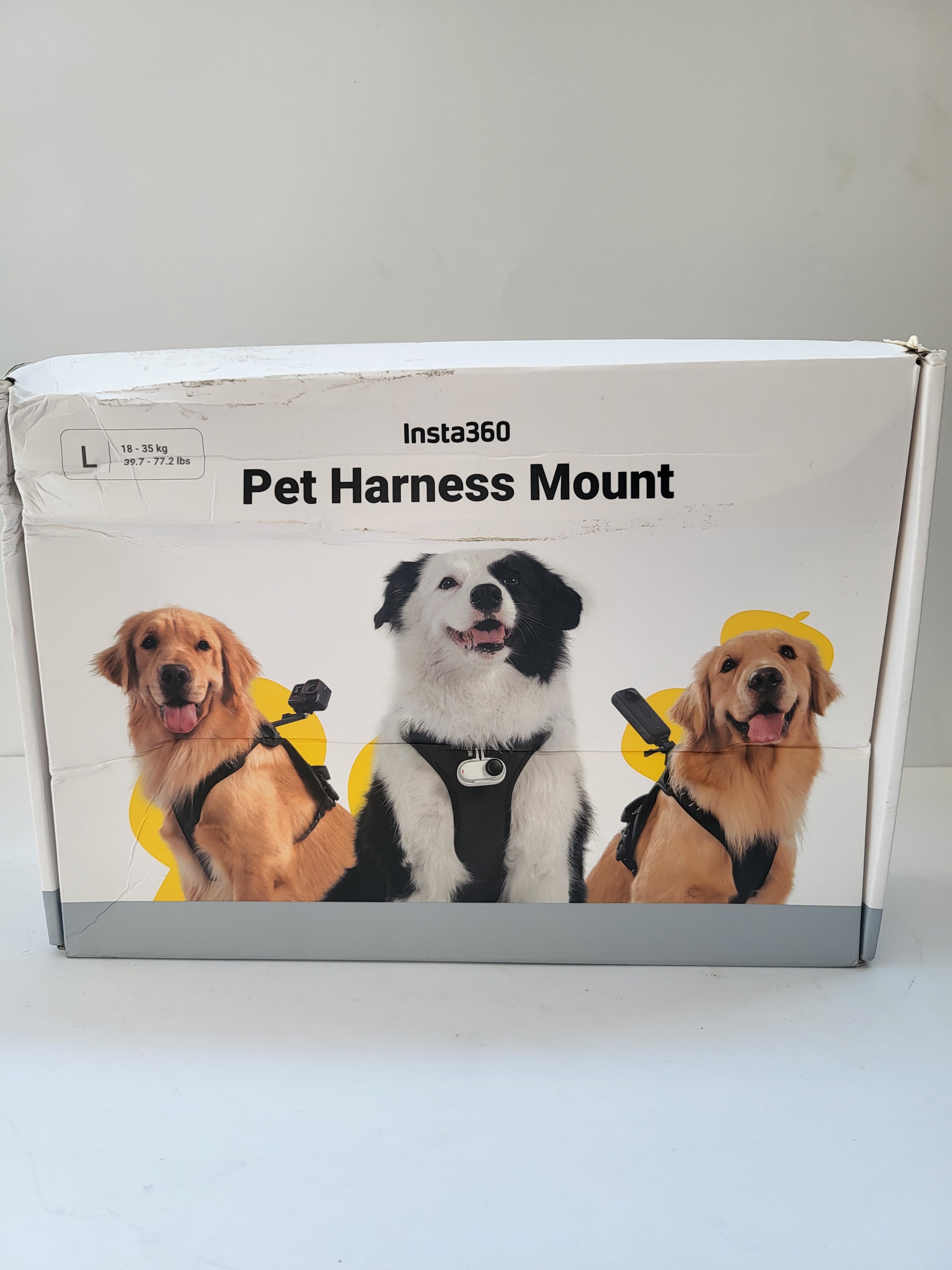 NEW Insta360 Pet Harness Mount (Size L) – For Large Dogs