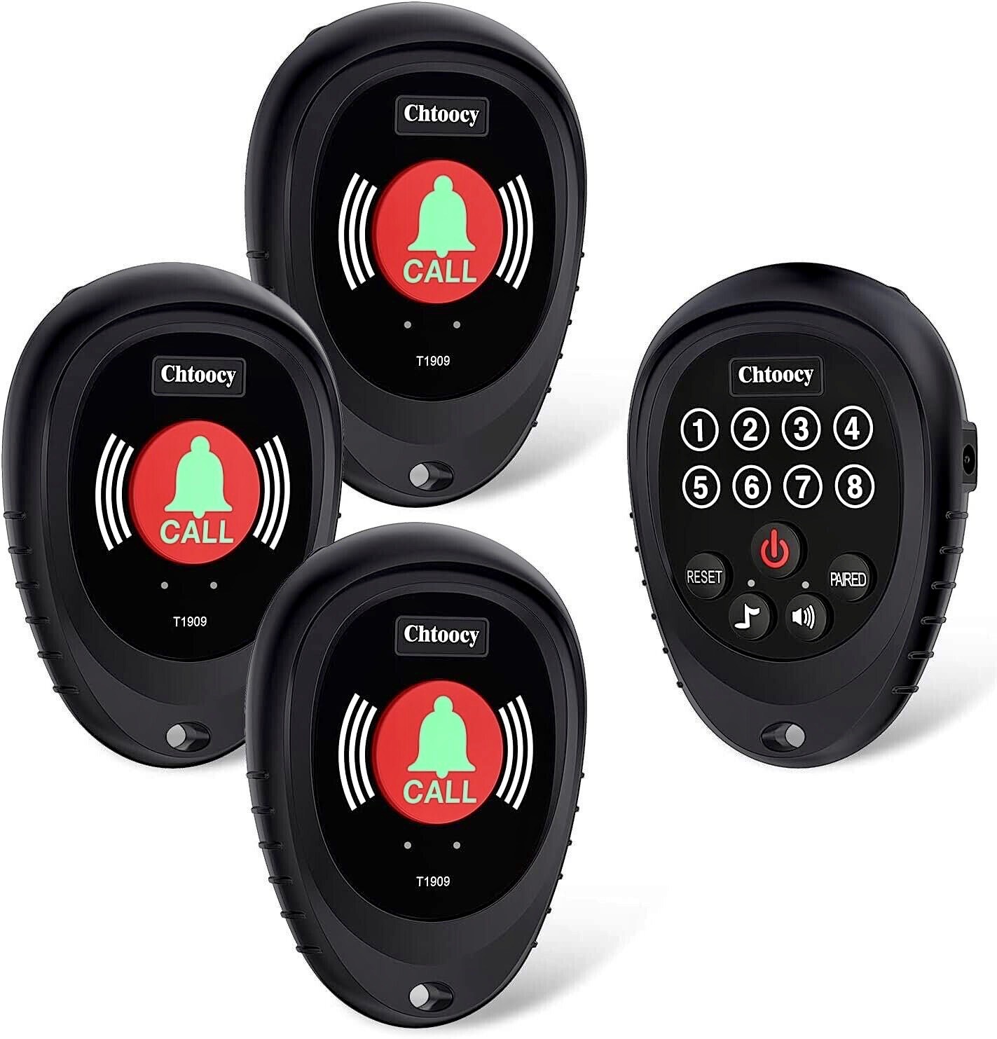 Chtoocy Wireless Caregiver Pager Call System