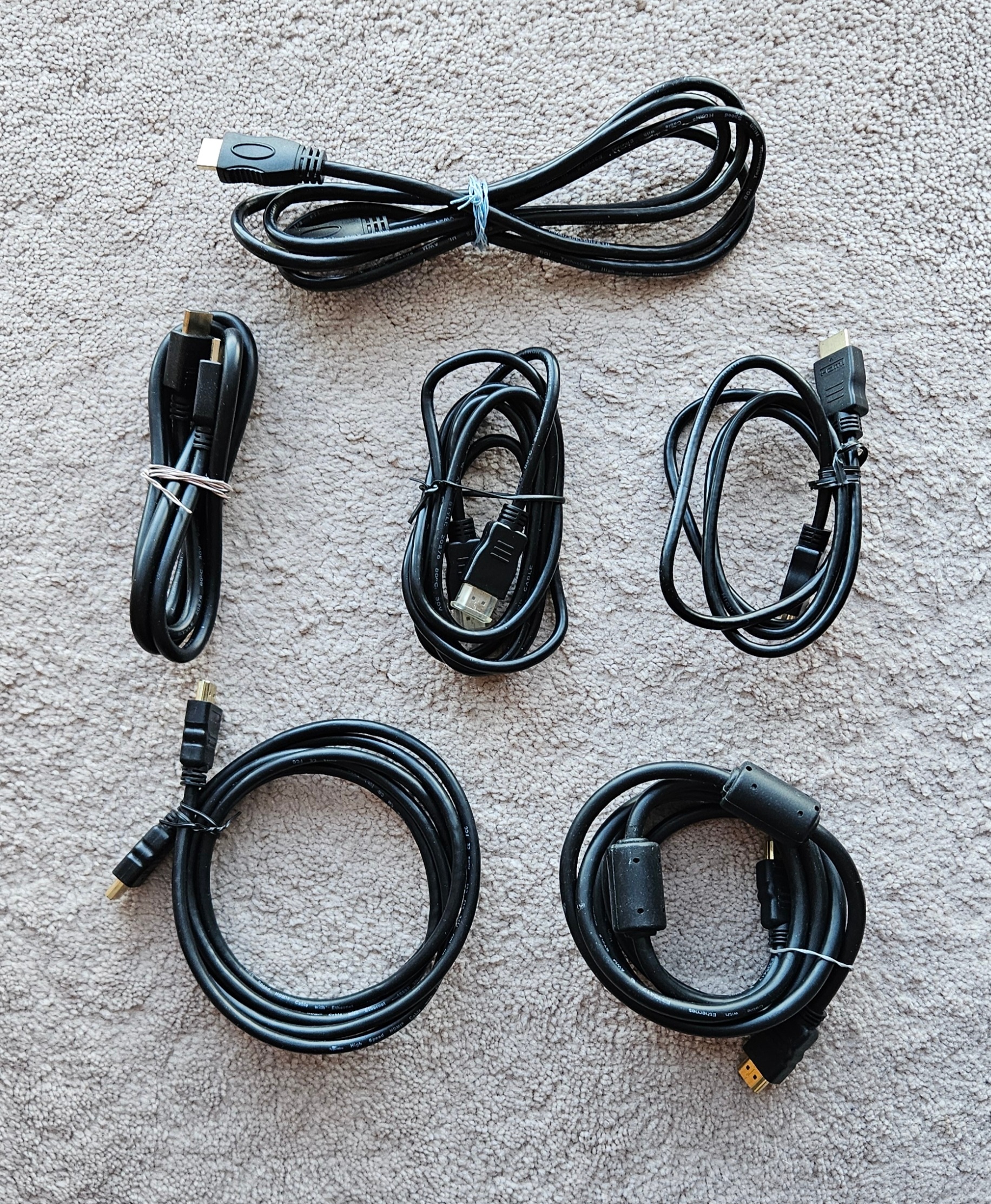 BRAND NEW 4K HDMI 2.0 CABLES (6 QTY-$10 EACH)