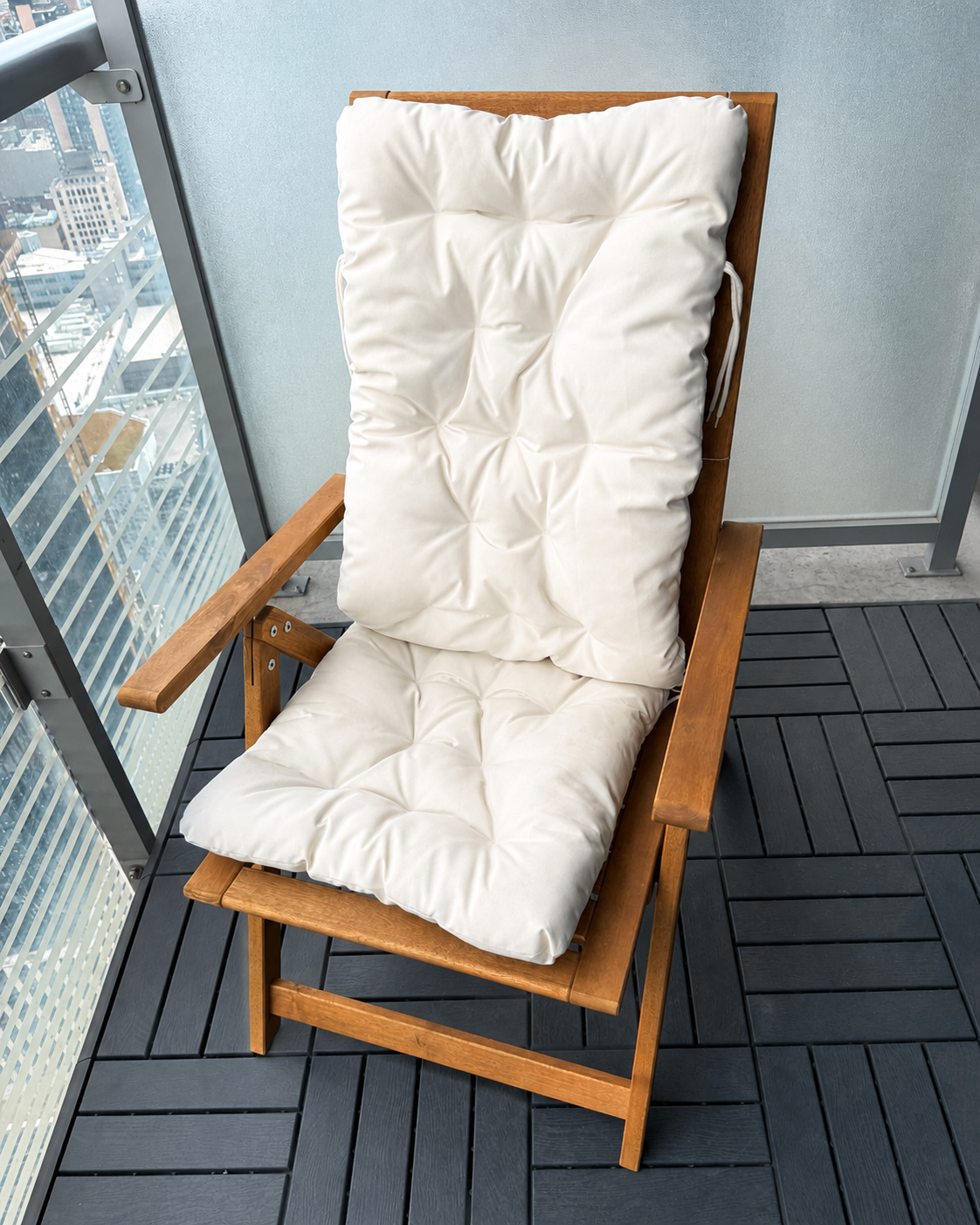IKEA NÄMMARÖ reclining outdoor chair with KUDDARNA cushion. - photo 2