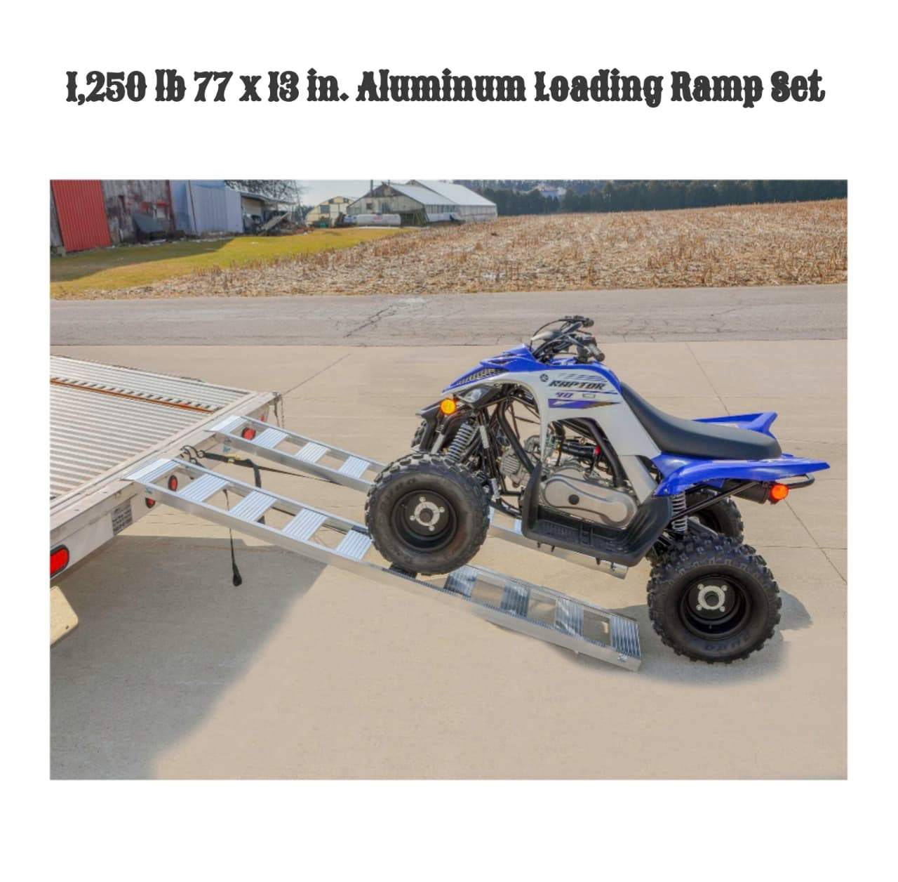 1250 lb Aluminum Loading Ramps 77x13 - photo 5