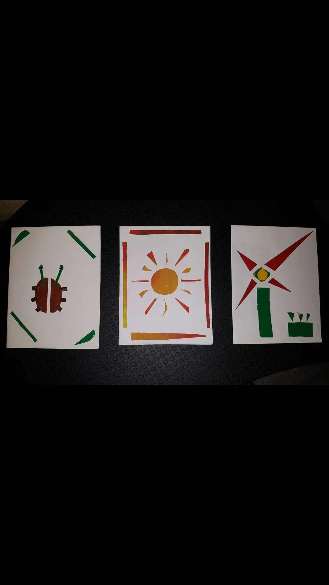 Recycled Art Cards - made by me long ago