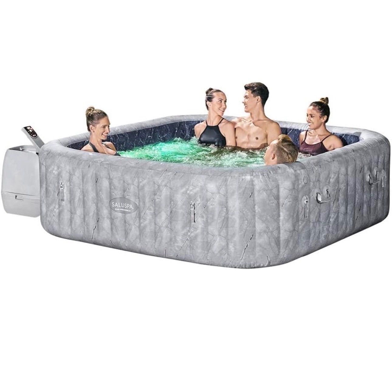 HydroJet Pro Hot Tub Spa Portable Filtered Heated 180Jets 5-7Fit - photo 5