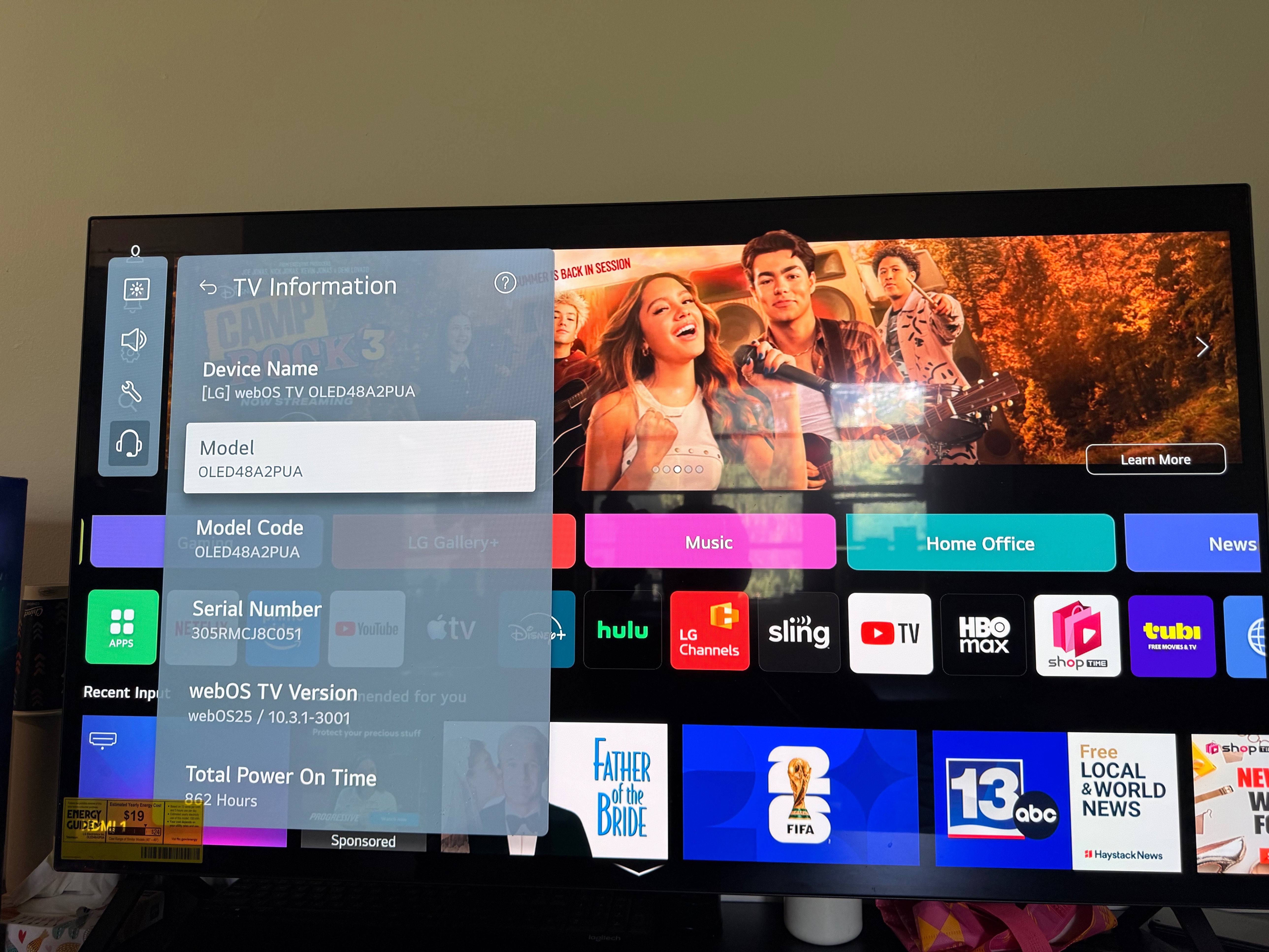 With ORIGINAL BOX LG 48” A2 4K OLED Smart TV + Magic Remote - photo 3
