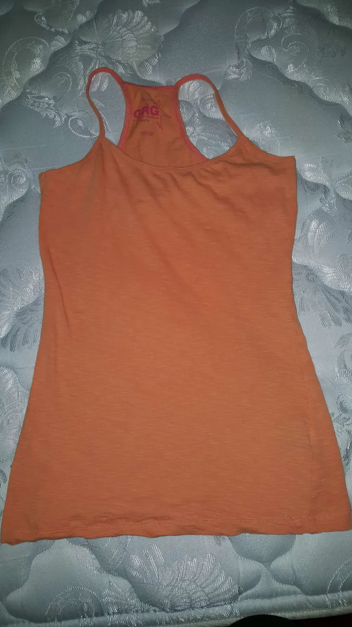 GRG Peach Colour Tank Top