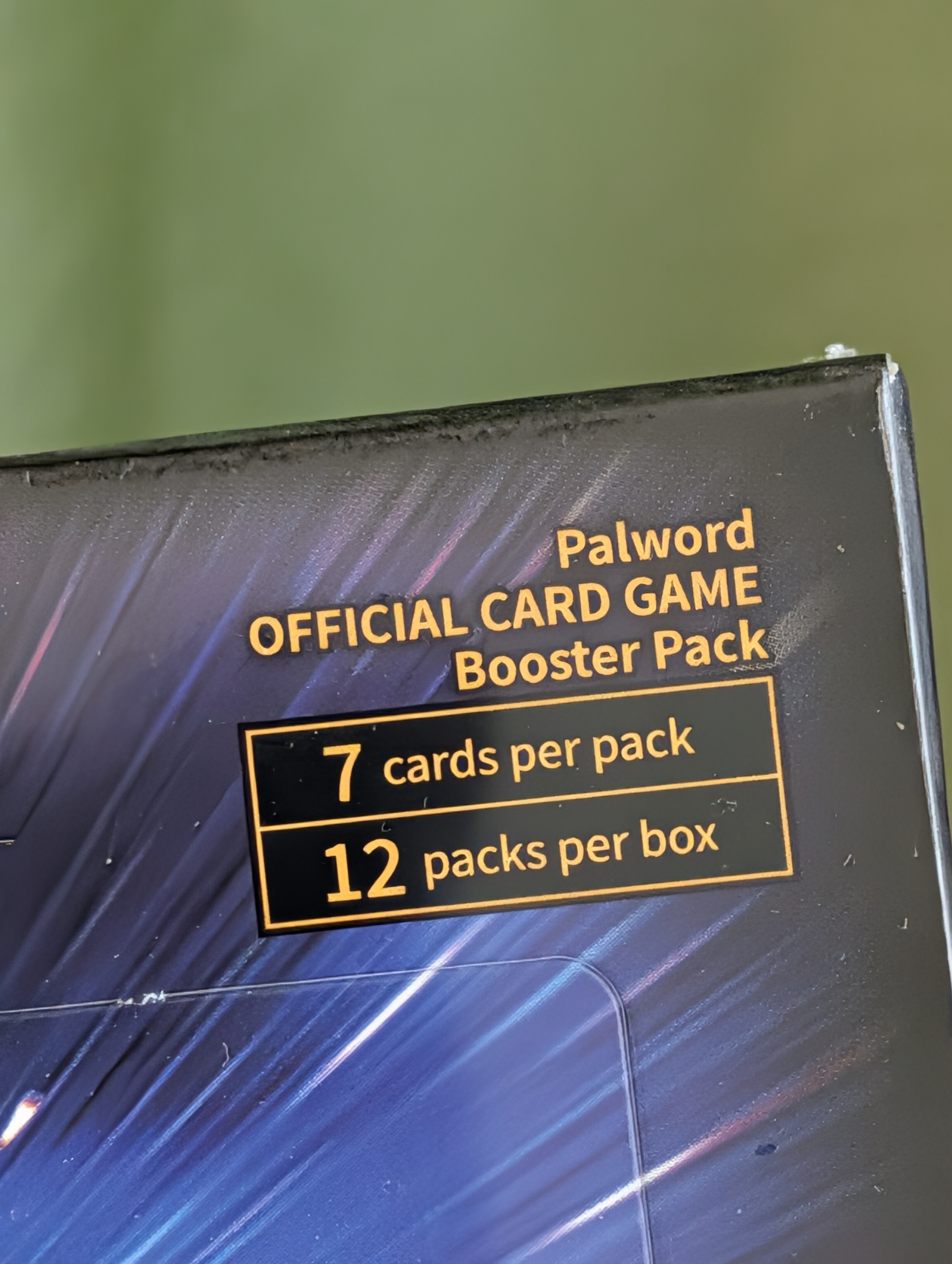 Palworld TCG Booster Box 1st Edition Error Print - photo 3