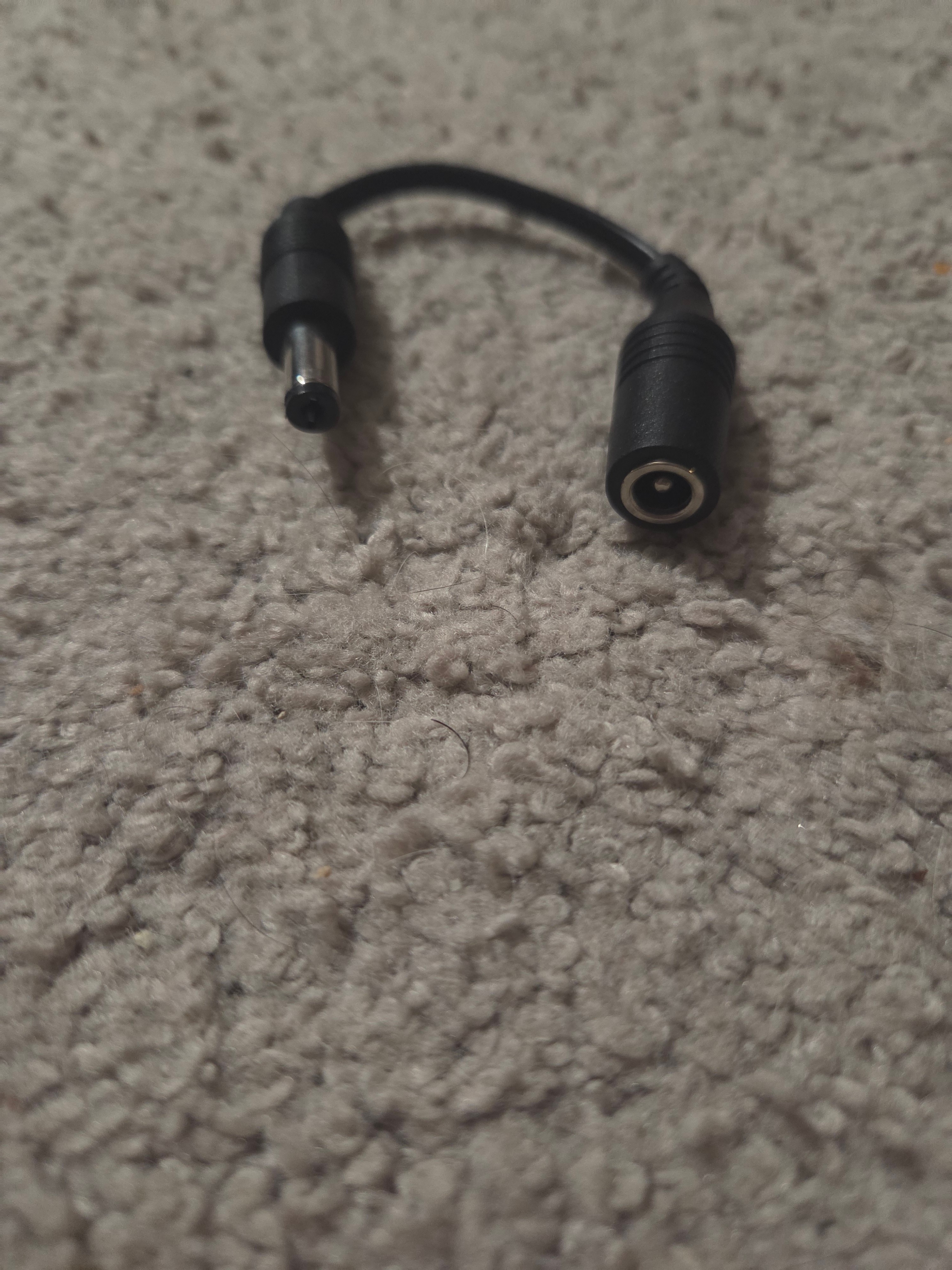 DC Power Extension Cable Adapter (5.5mm x 2.1mm  2.5mm Barrel)