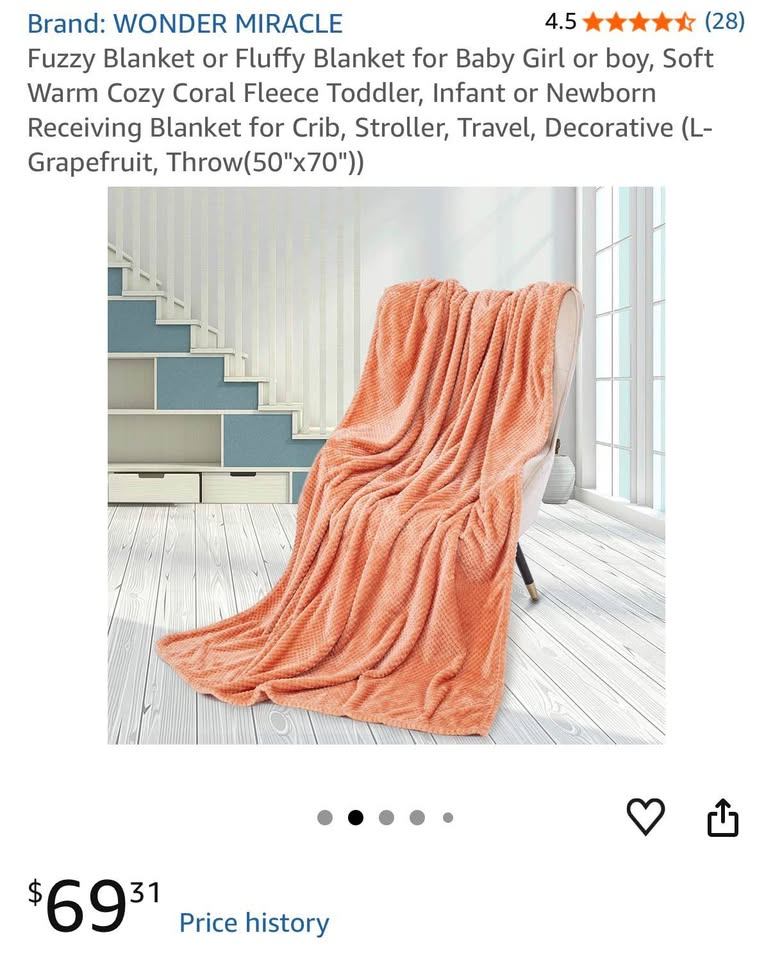Fuzzy Blanket or Fluffy Blanket queen size - photo 2