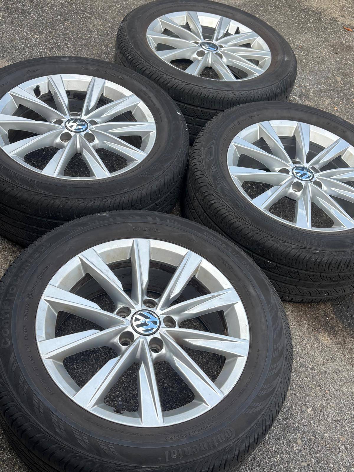 17”VW Tiguan/Passat/Beetle/Audi Q3 (5x112)+235/55/R17 Continenta - photo 4