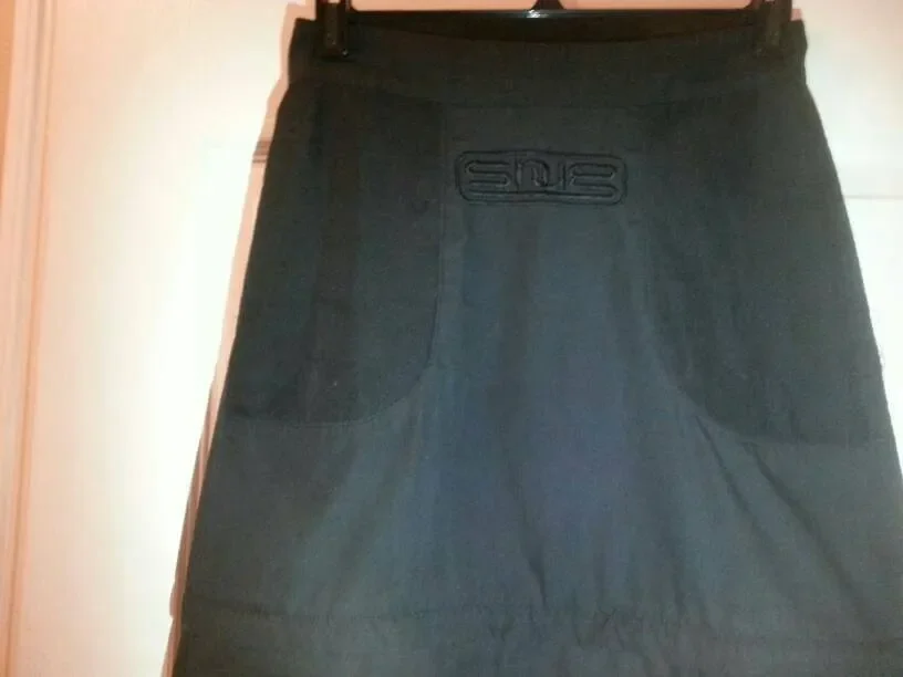 Authentic Snug Black Raver Skirt - Wear Long Or Zip Off To Short - photo 4