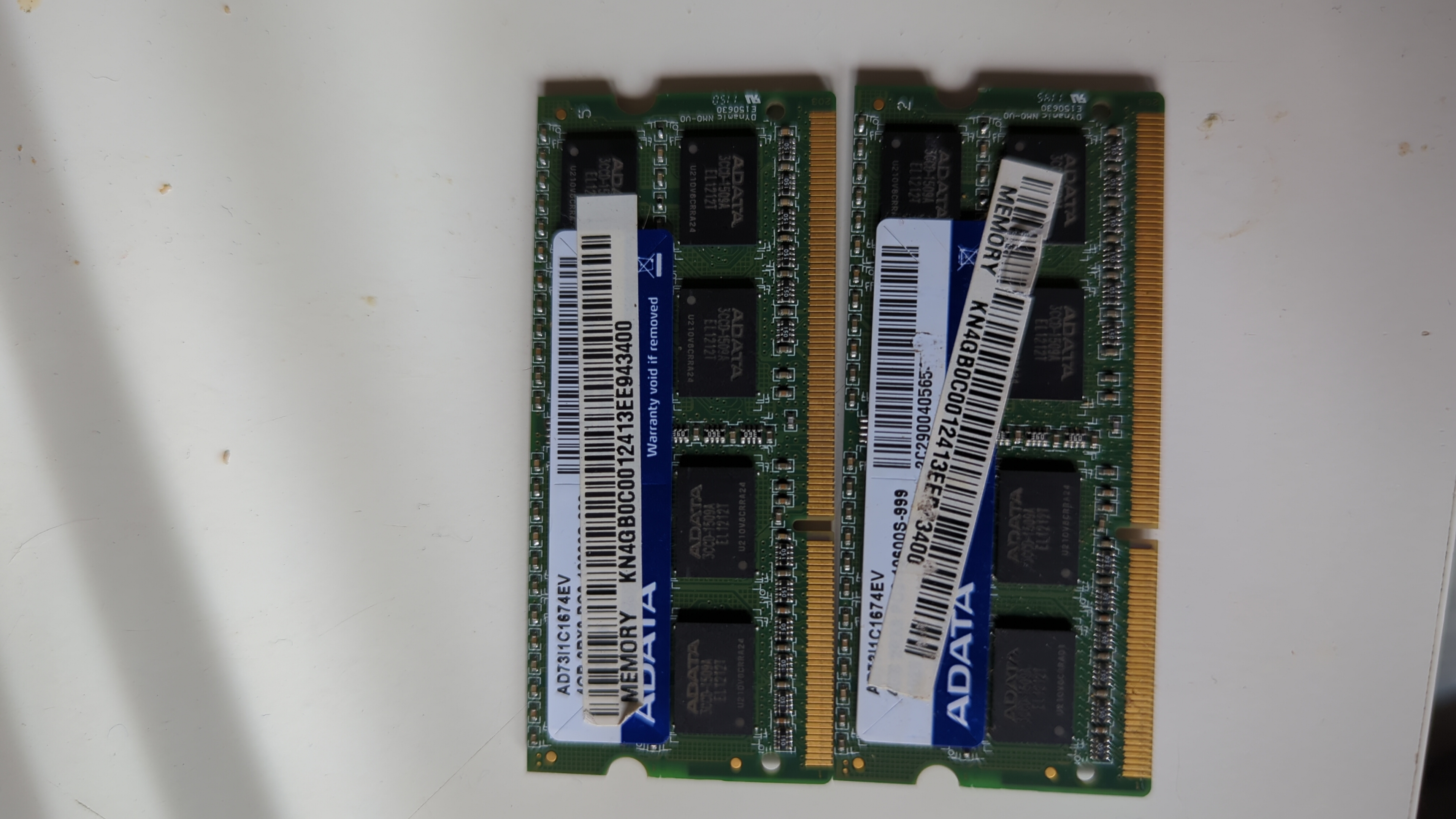 ADATA 8gb (2x4gb) 1333mhz DDR3 LAptop Ram Kit