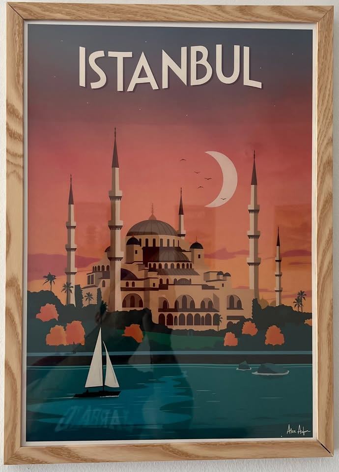 Alex Asfour City Poster + Frame