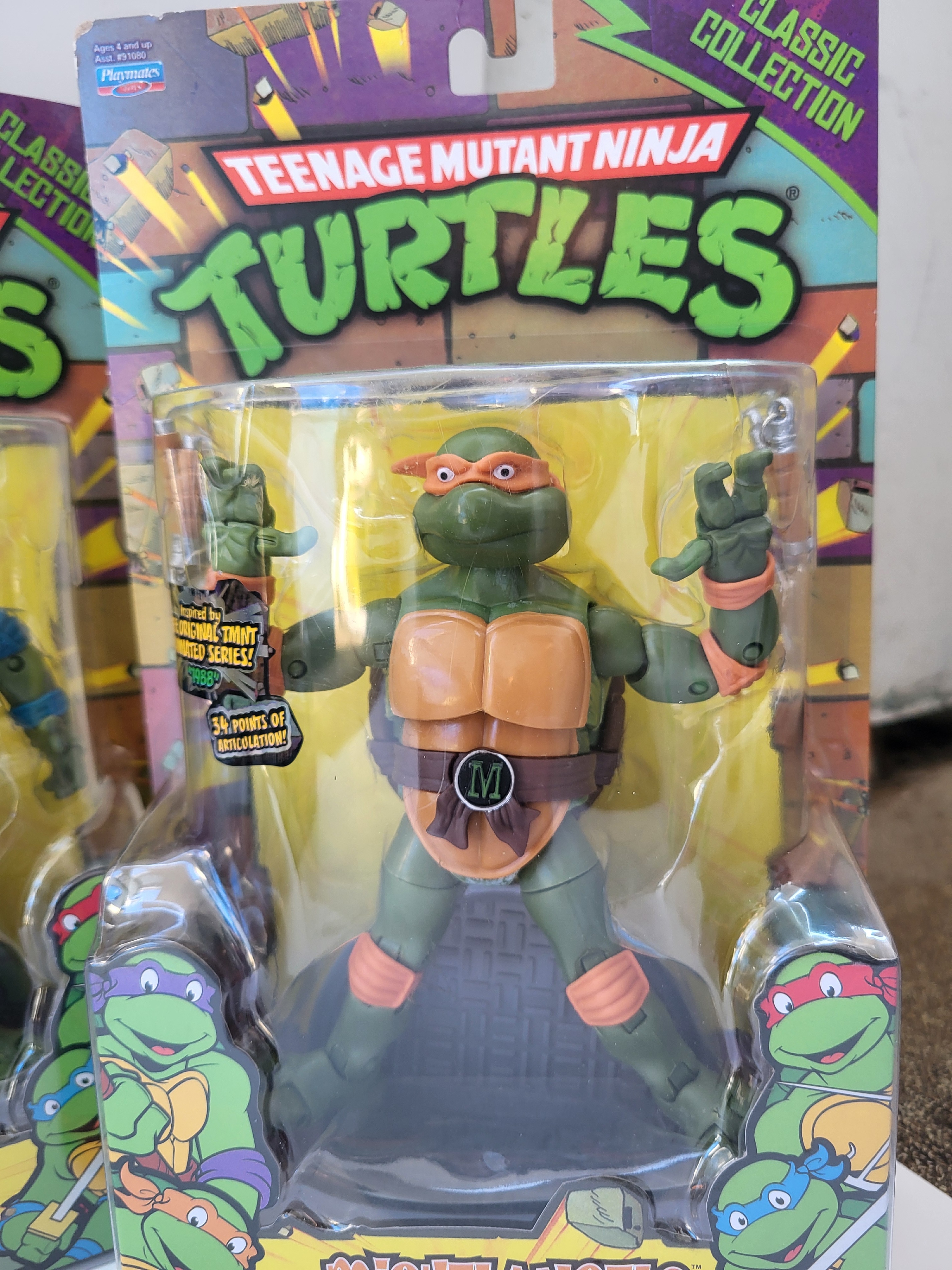 Playmates TMNT Collection – Complete Set of 4 – Playmates SEALED - photo 5