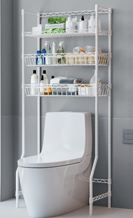 Bathroom storage rack