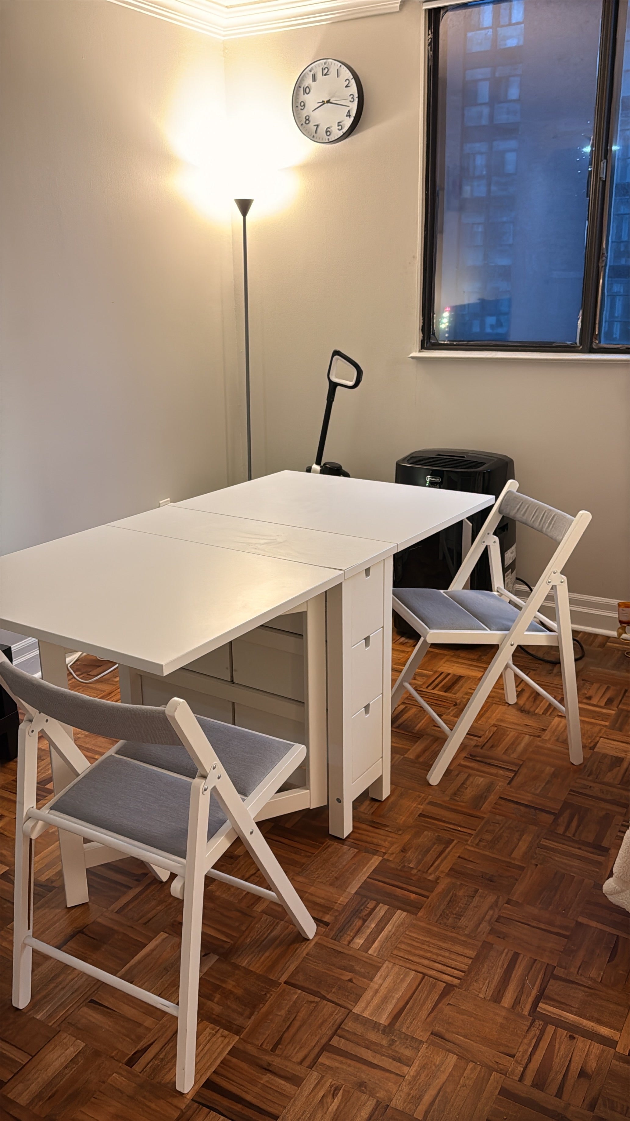 🍽️ IKEA NORDEN Table + 4 FRÖSVI Folding Chairs