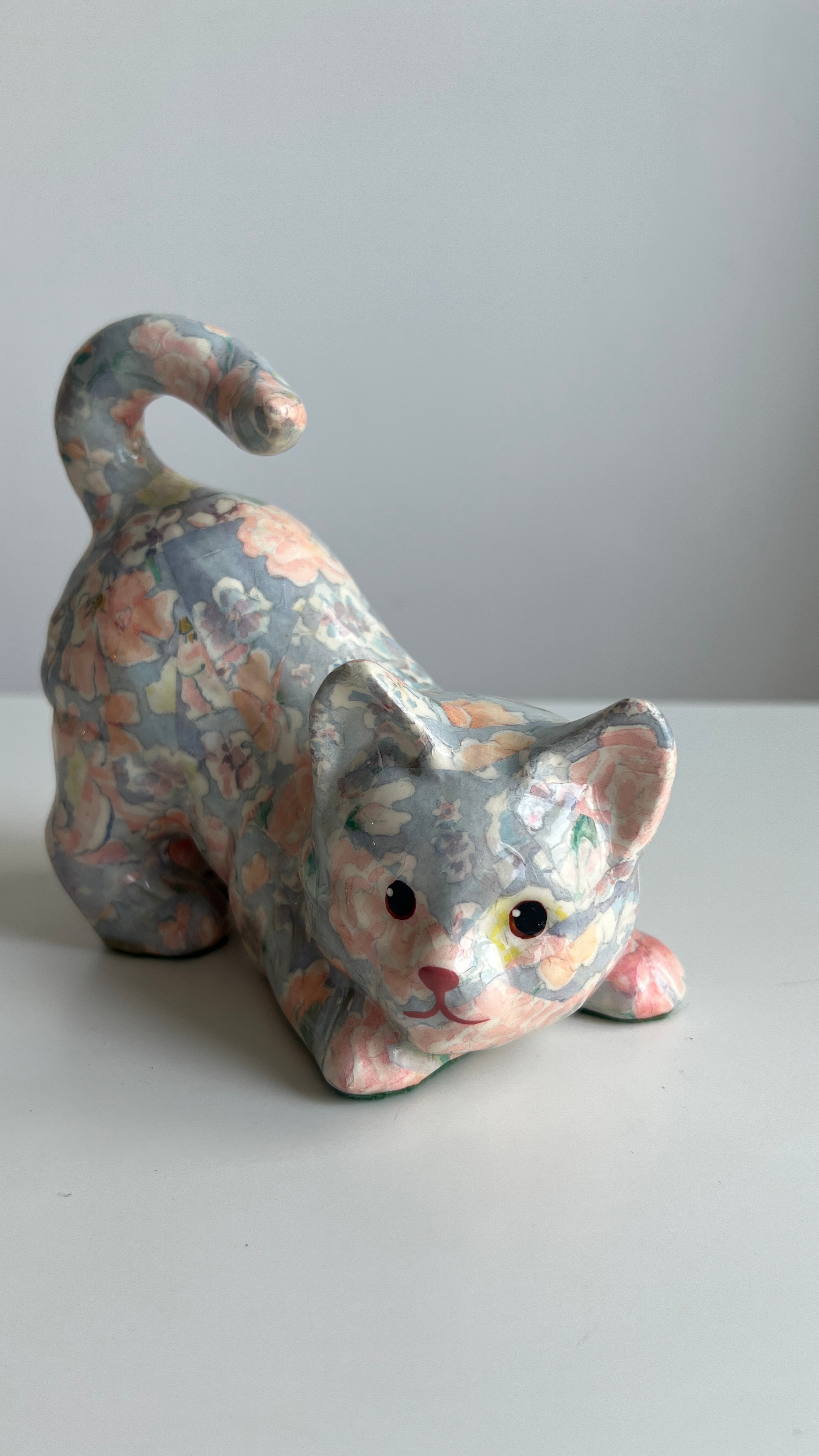 🐾 Vintage Cottagecore Chintz cat 🐾