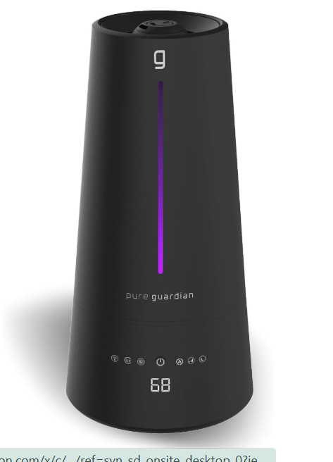 Humidifier with UV-C Light
