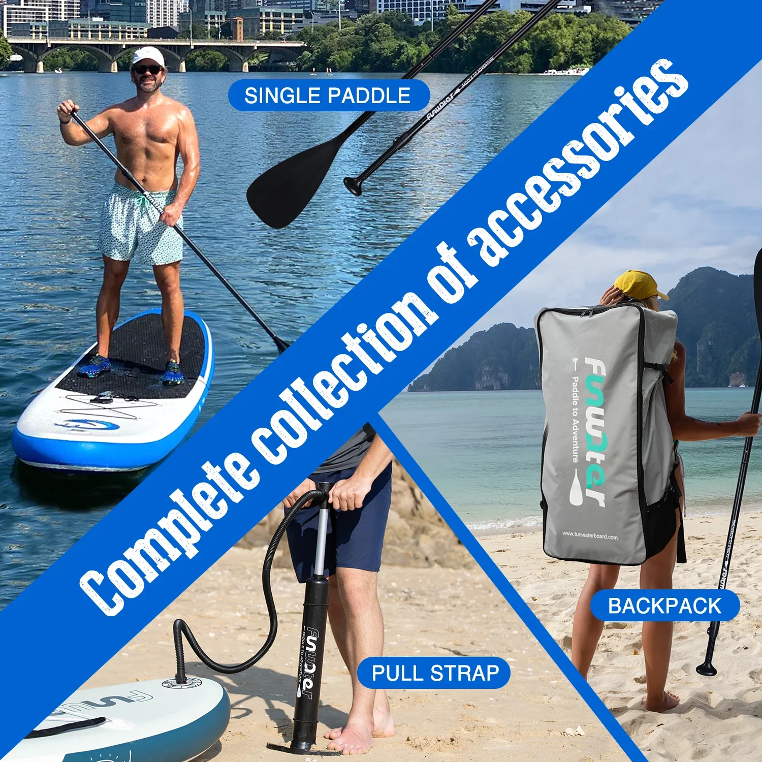 BNIB: 11' long SUP paddleboard full kit - photo 4
