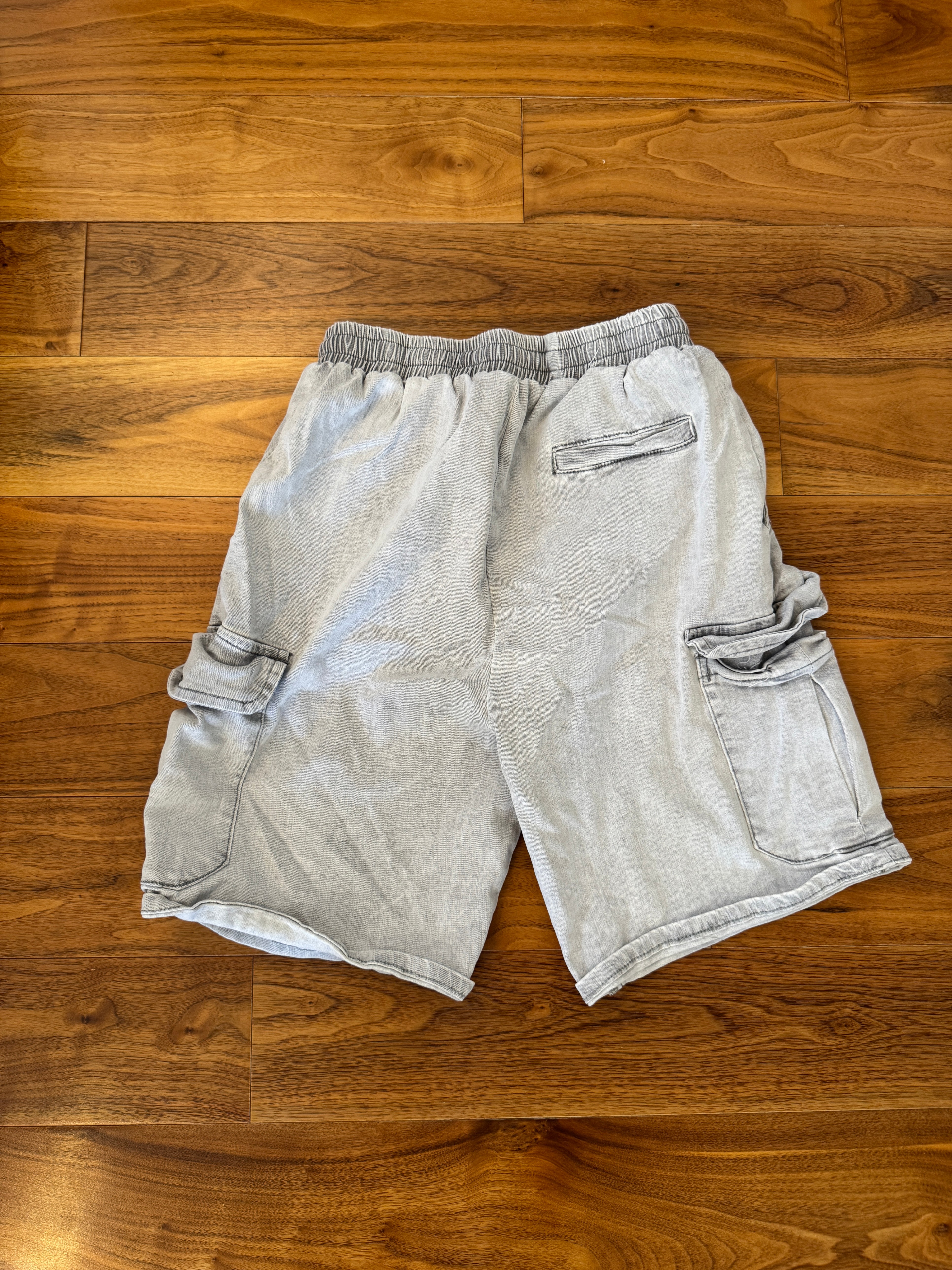 Light Blue Cargo Shorts - photo 2