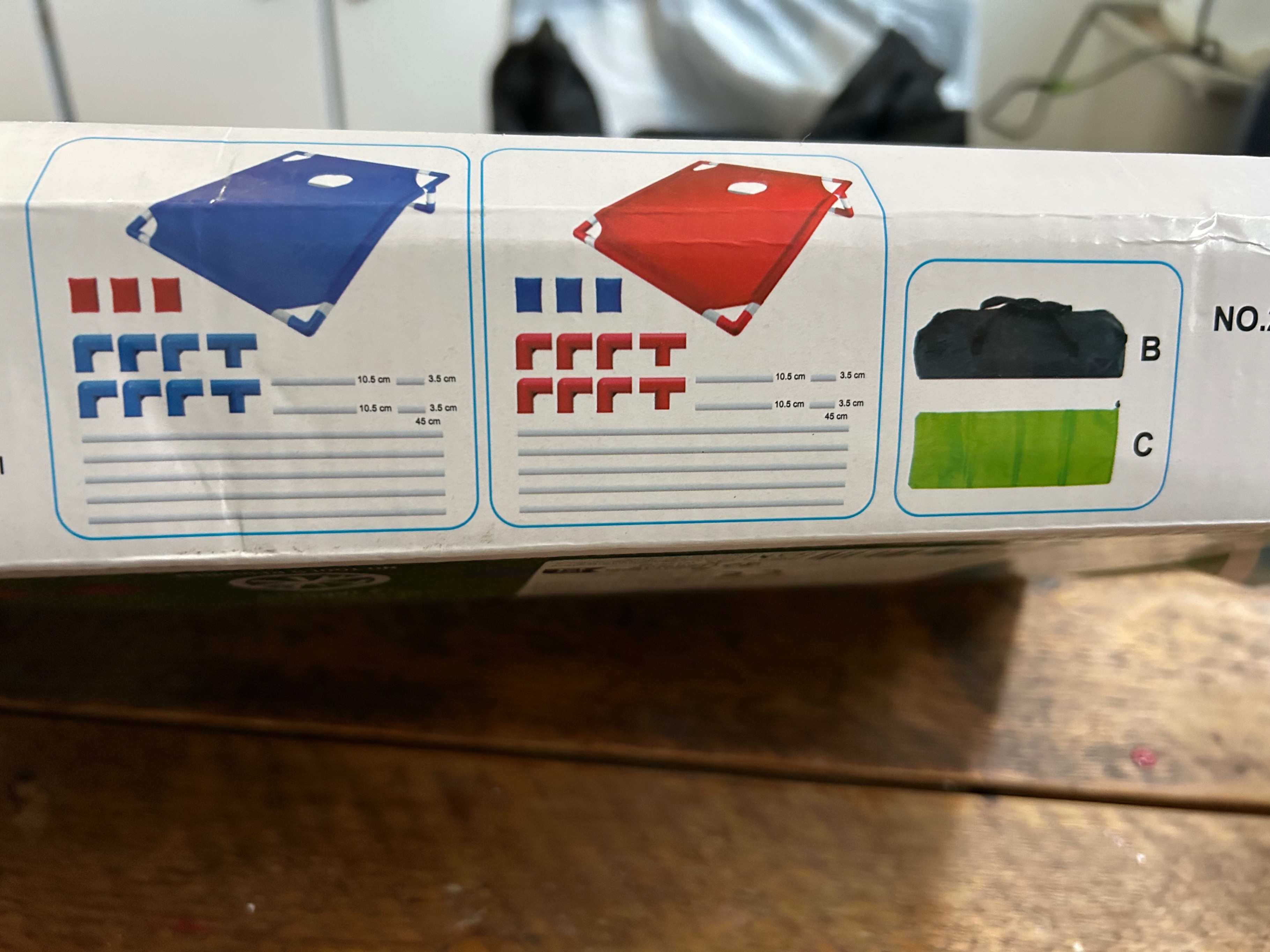 Bean Bag Toss Game w/ 2 Targets, 6 Bean Bags - photo 4