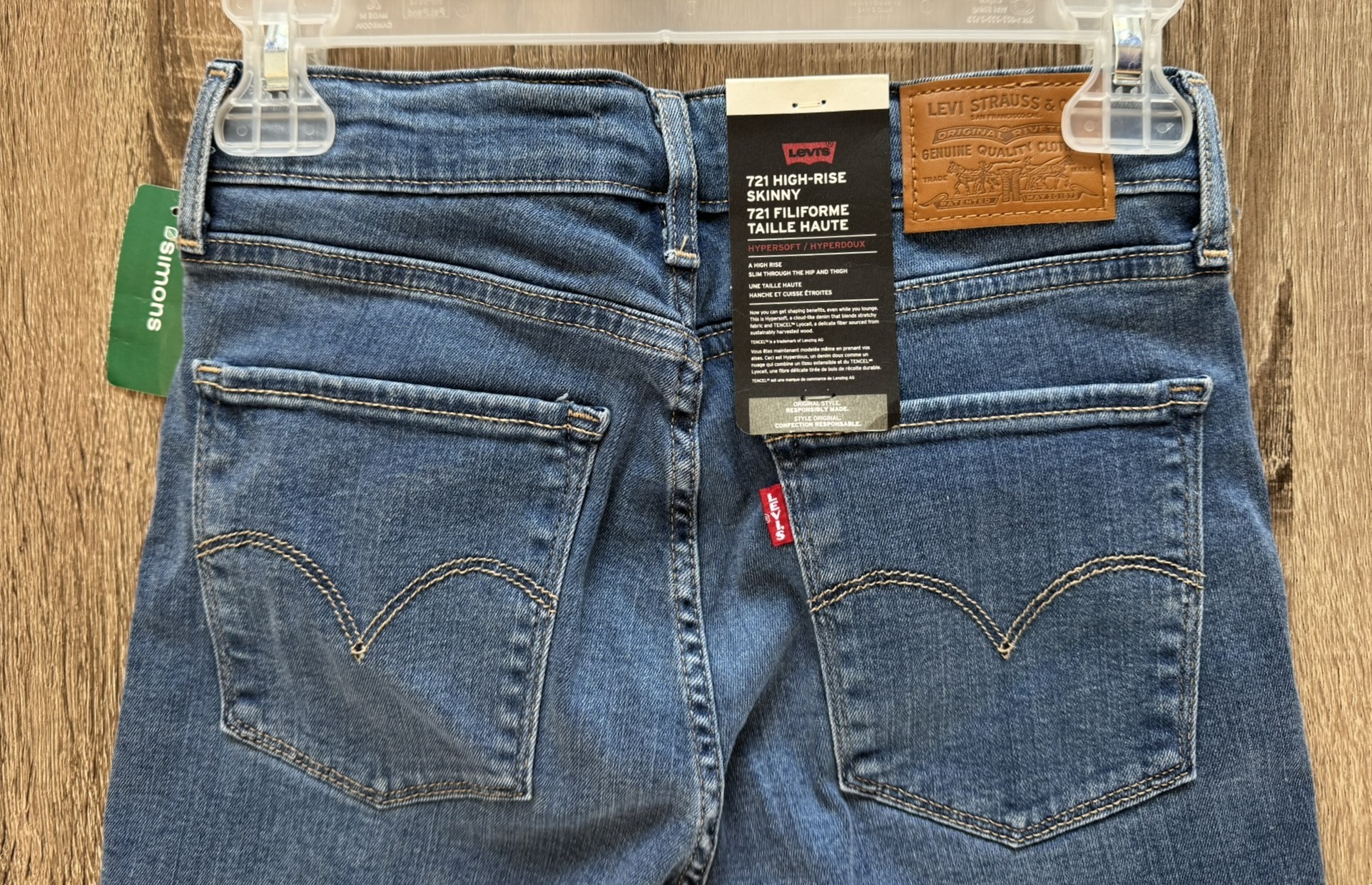 NEW Levi's 721 Skinny Jeans / Jeans Levi's 721 Filiforme NEUF - photo 5