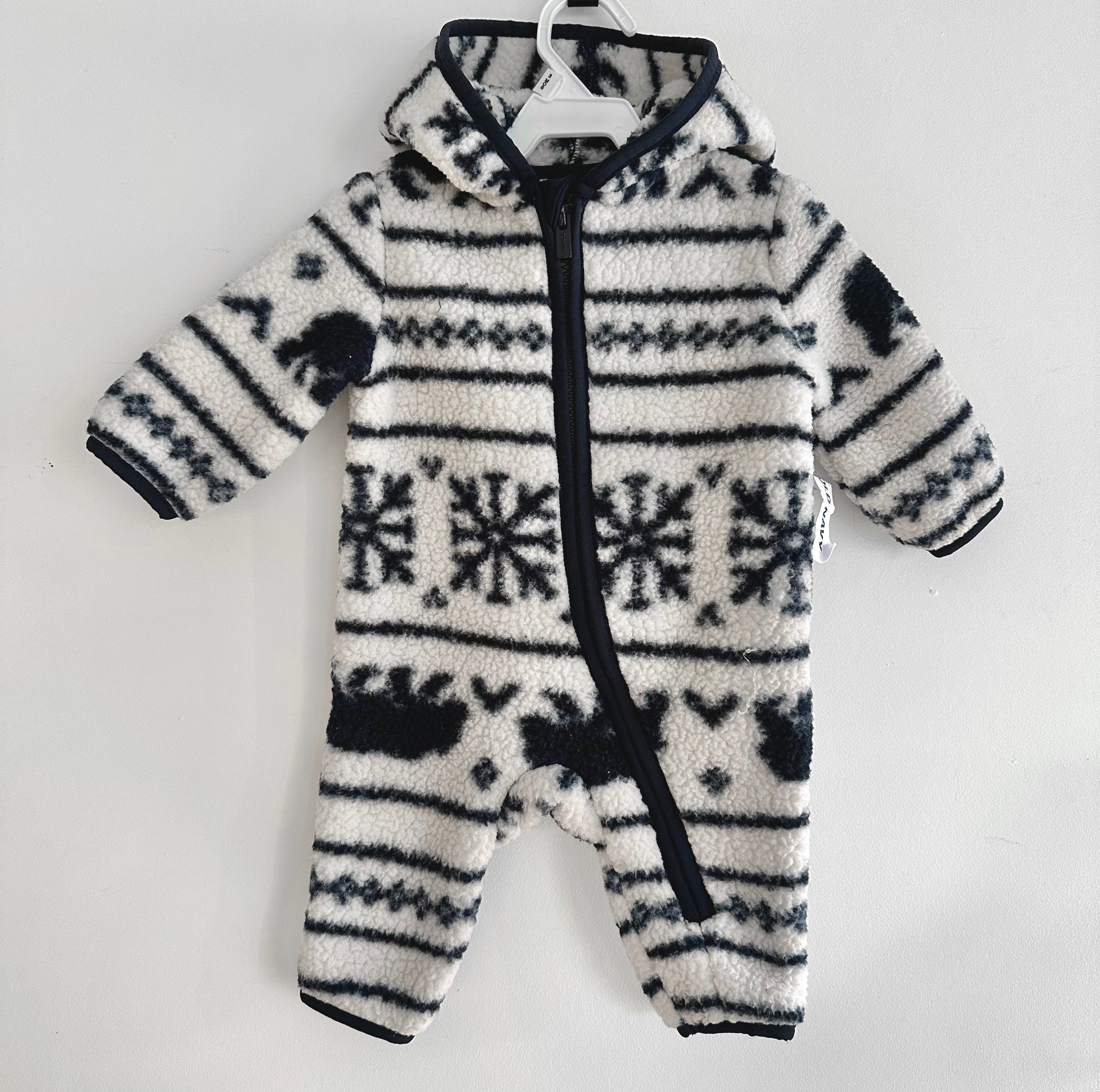 Baby Boy - Old Navy Hooded Winter Bunting - 3-6 Months