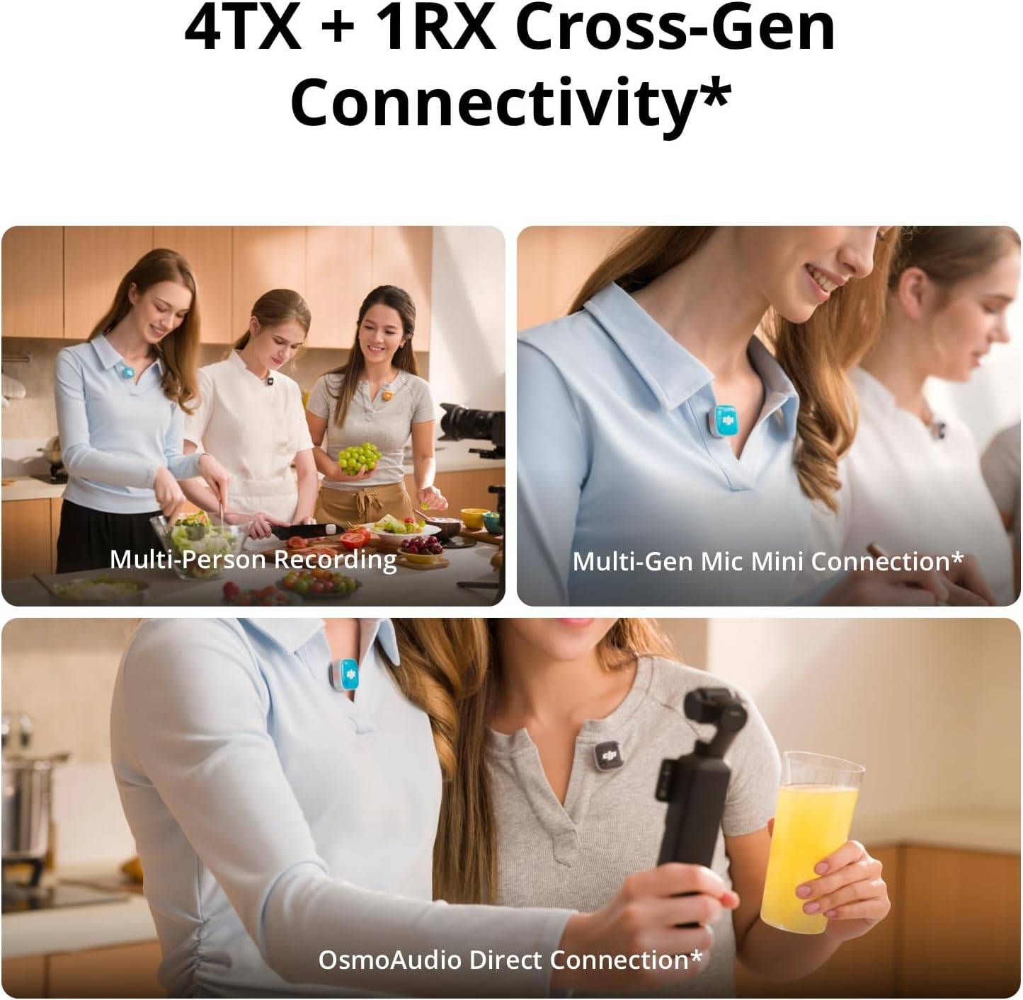Mic Mini 2S (1 TX + 1 RX), AI Noise Canceling | Wireless Mic - photo 3