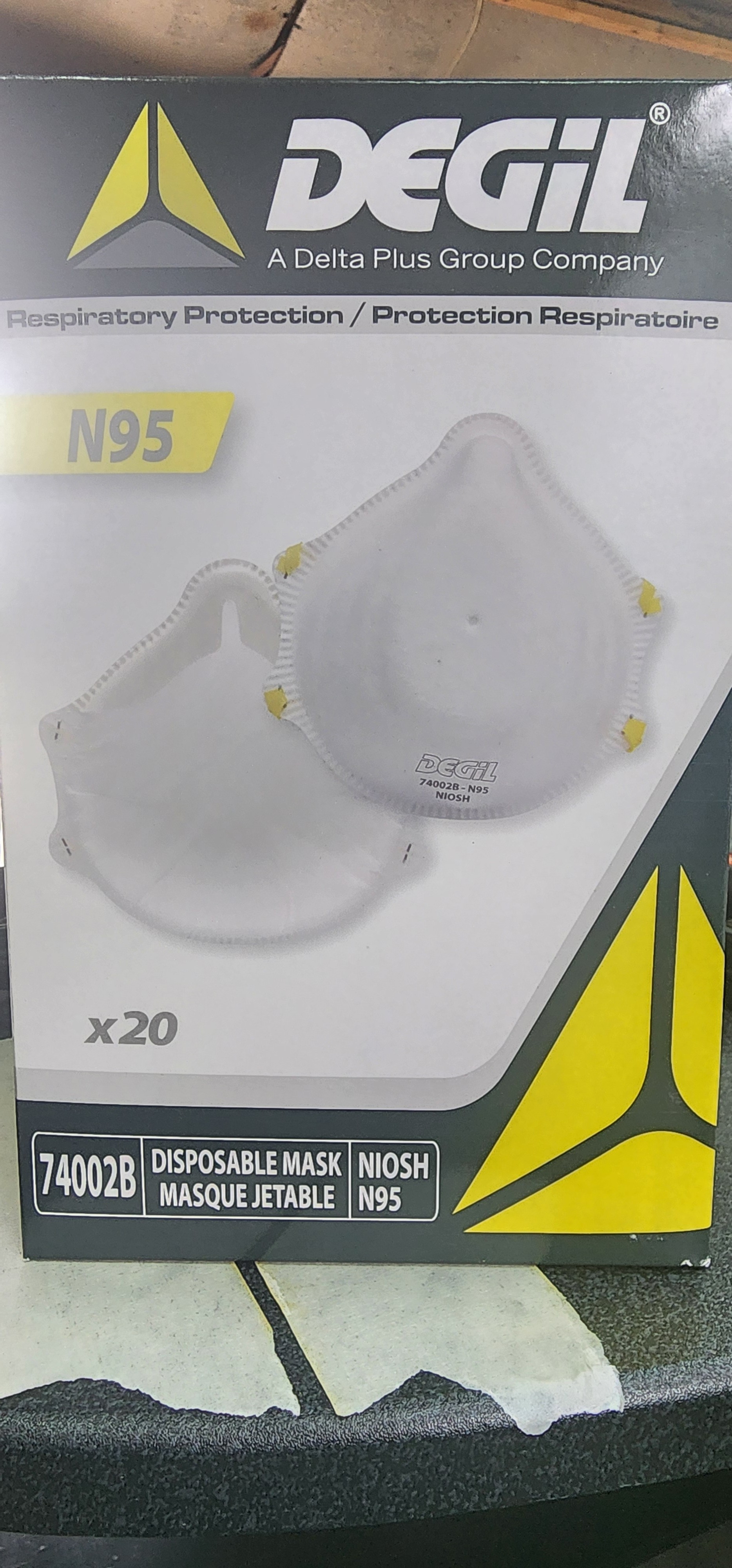 DEGIL N95 Disposable Masks (x20)