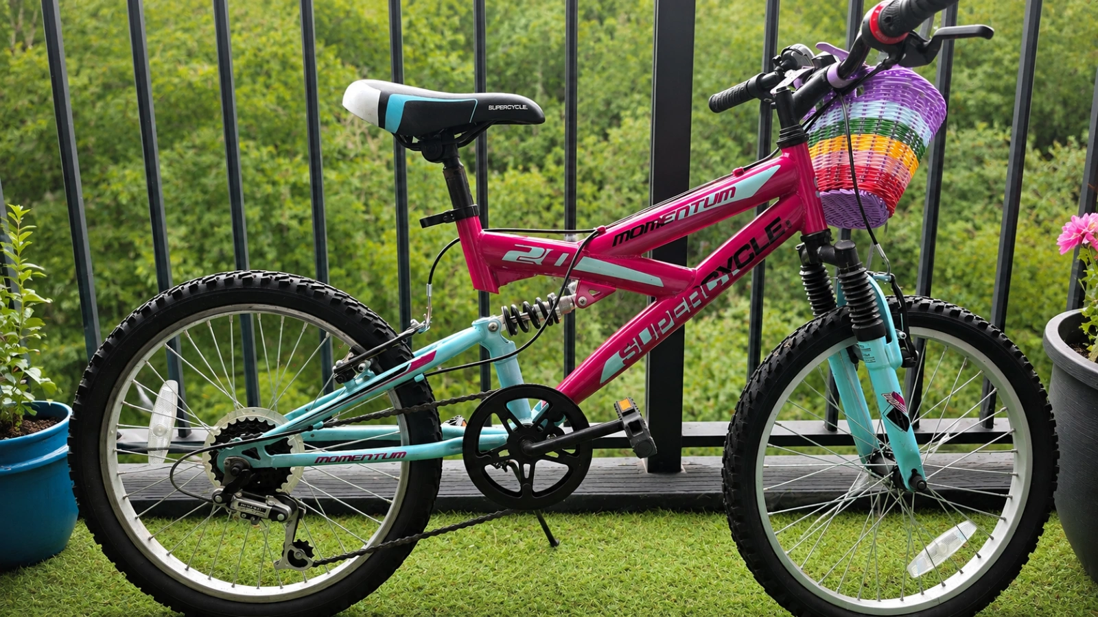 Supercycle Momentum Youth Dual-Suspension Mountain Bike, 20-inch - photo 2