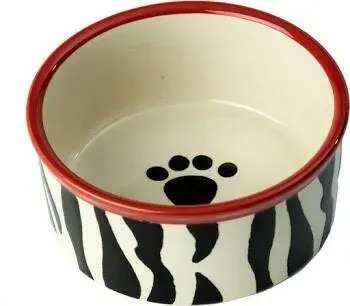 BNWOT Pet Food Or Water Bowl -- Handcrafted Stoneware
