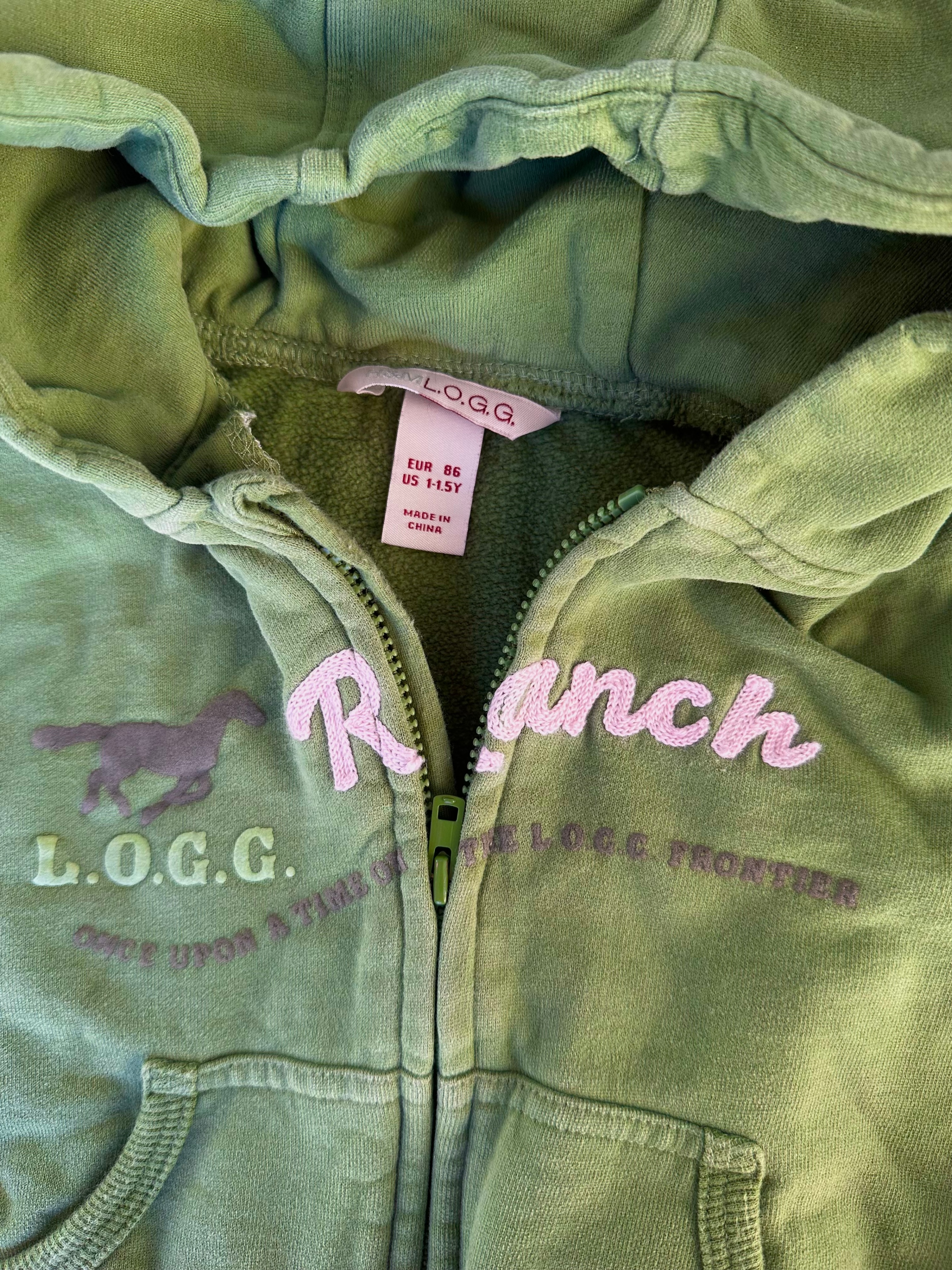 Baby Girl Hooded Zip Sweater - H&M- 1-1.5T - photo 3